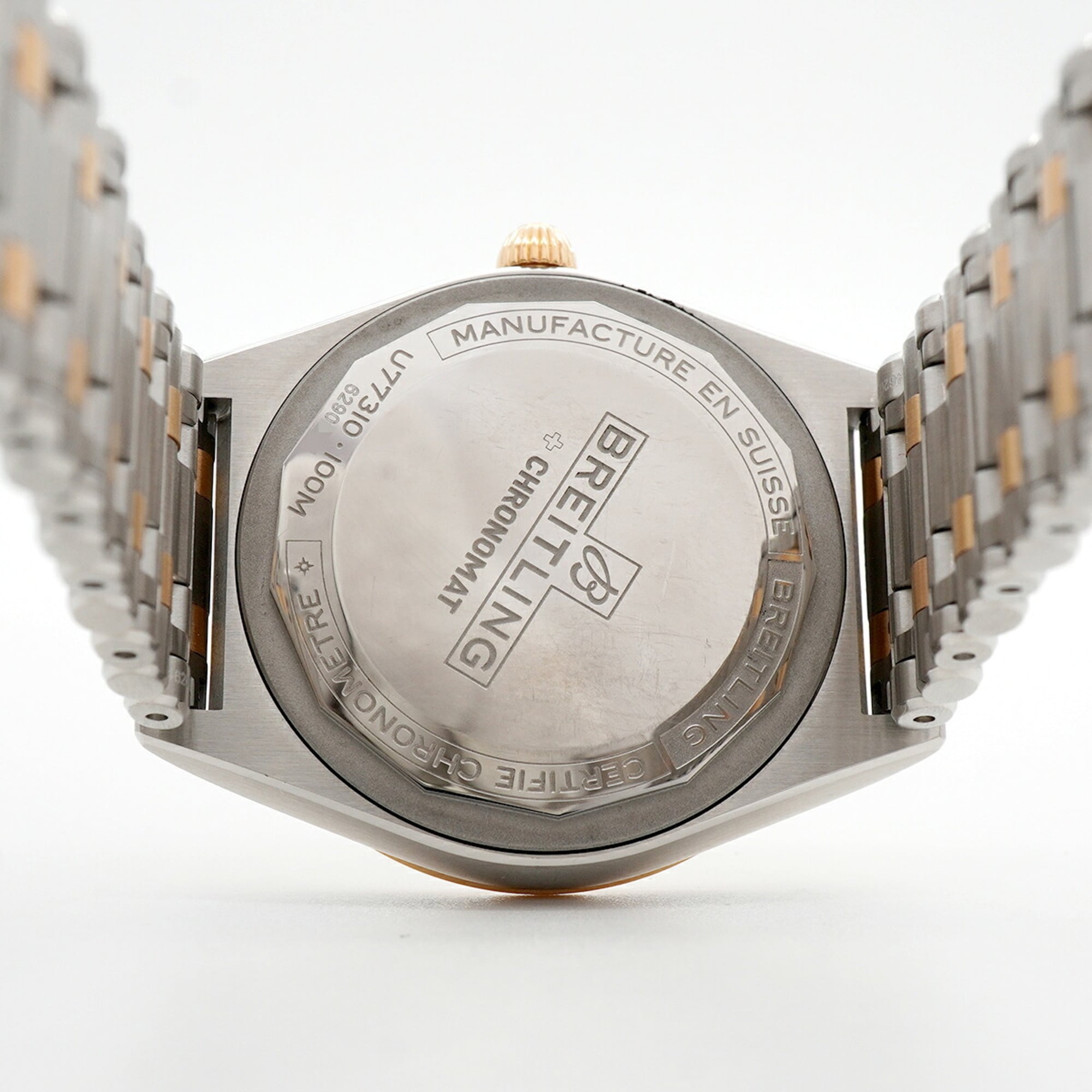 Breitling Chronomat U77310 Silver Dial 32mm Watch