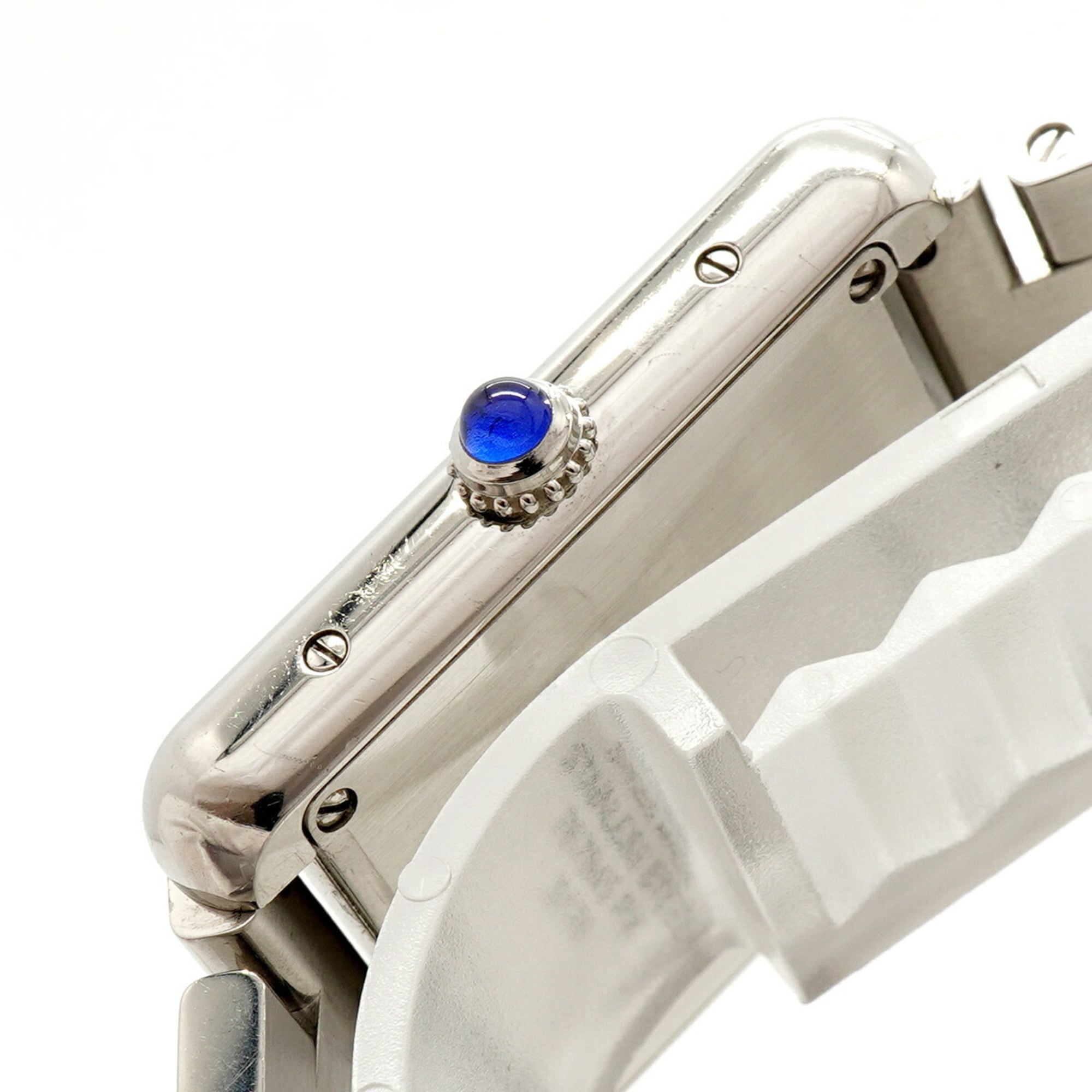 Cartier Tank W5200013 Silver Dial Stainless steel 24mm Watch