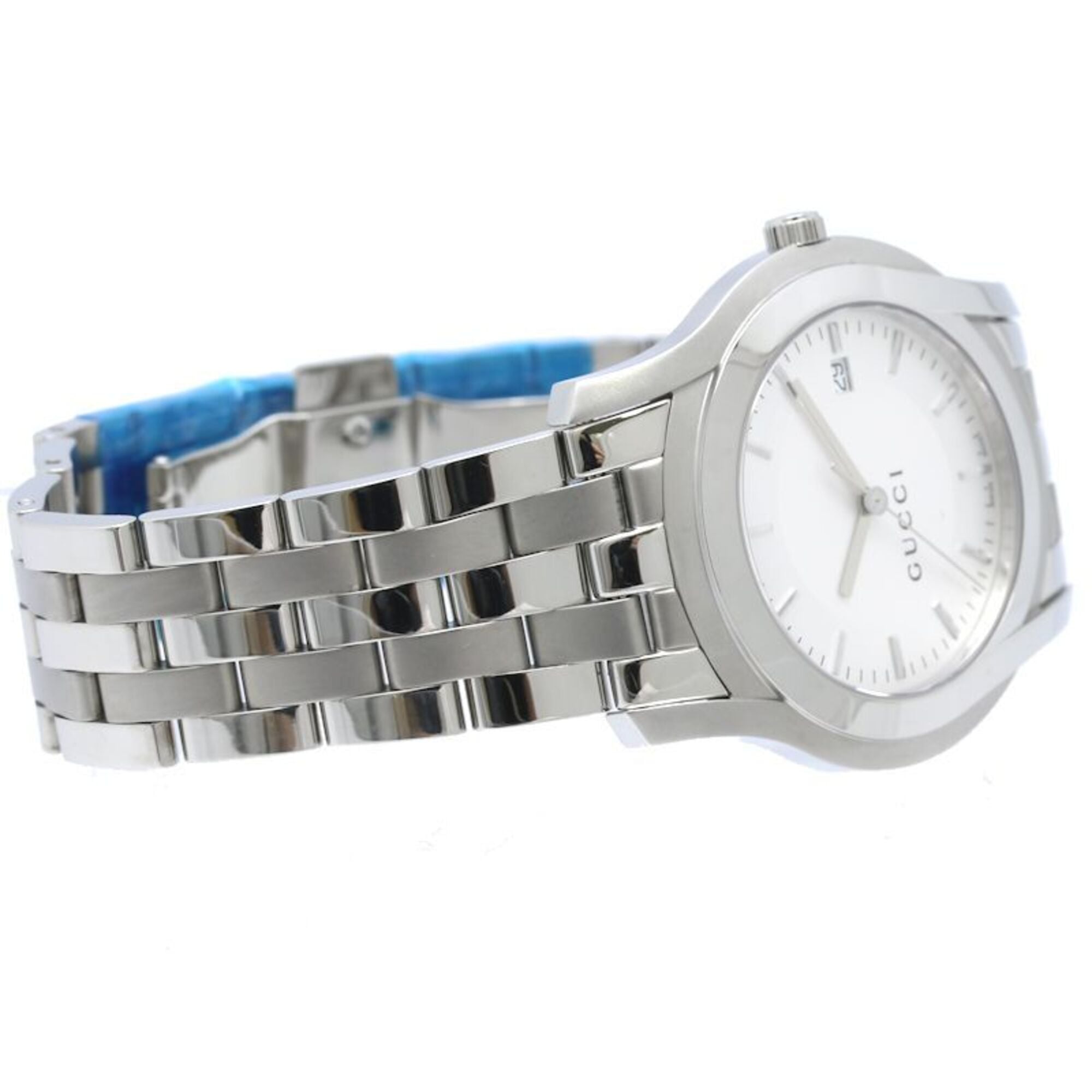 Gucci G-Class YA055212 YA055212 5500XL Silver Dial 38mm Watch