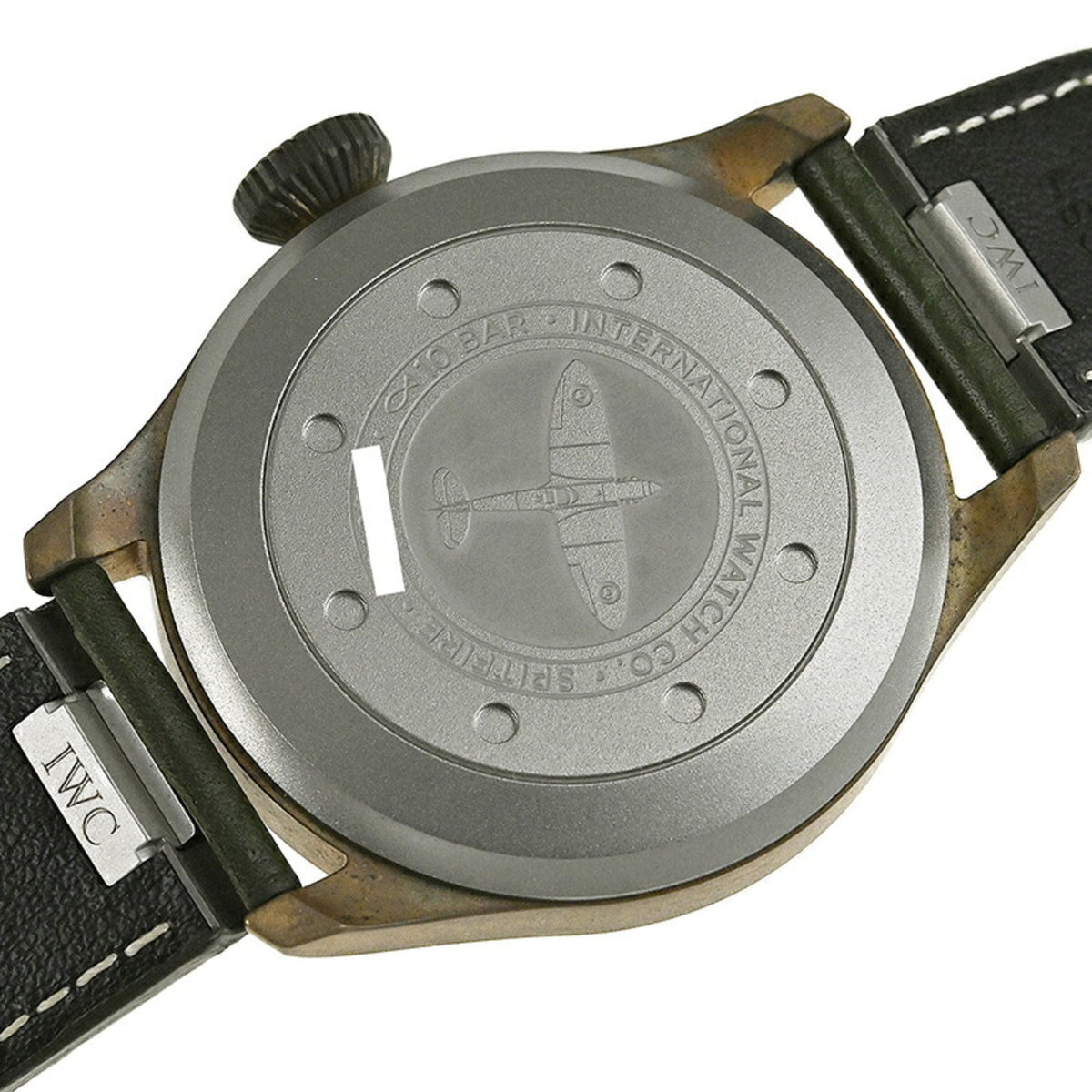 IWC Big Pilot 43 Spitfire IW329702 Grün Zifferblatt 43 mm Uhr