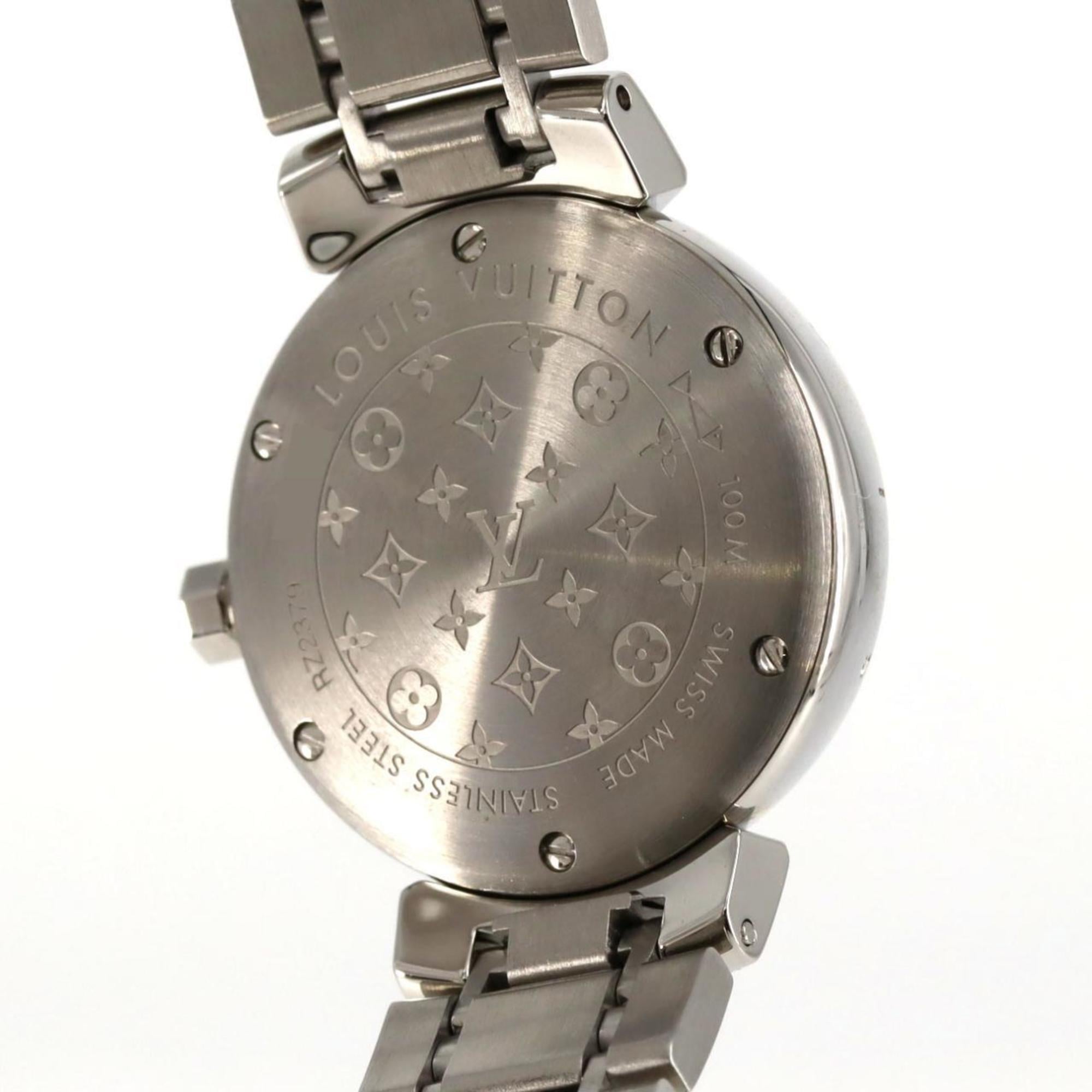 Louis Vuitton Tambour Q121N roestvrijstalen quartzhorloge