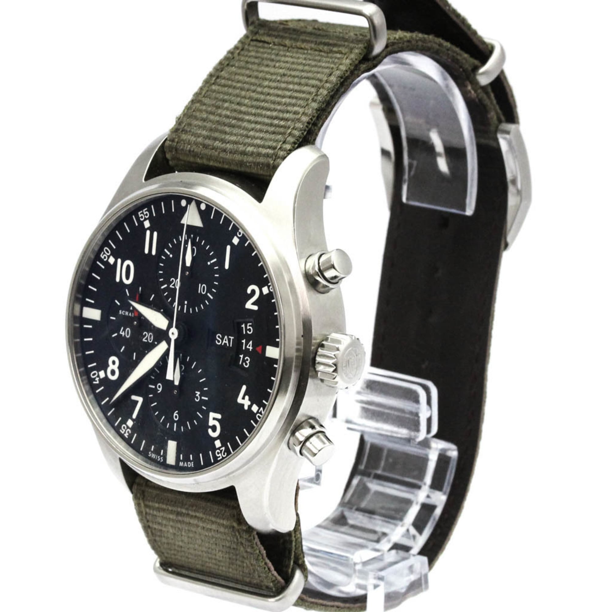IWC Pilot Watch IW377701 Black Dial Stainless steel 43mm Watch