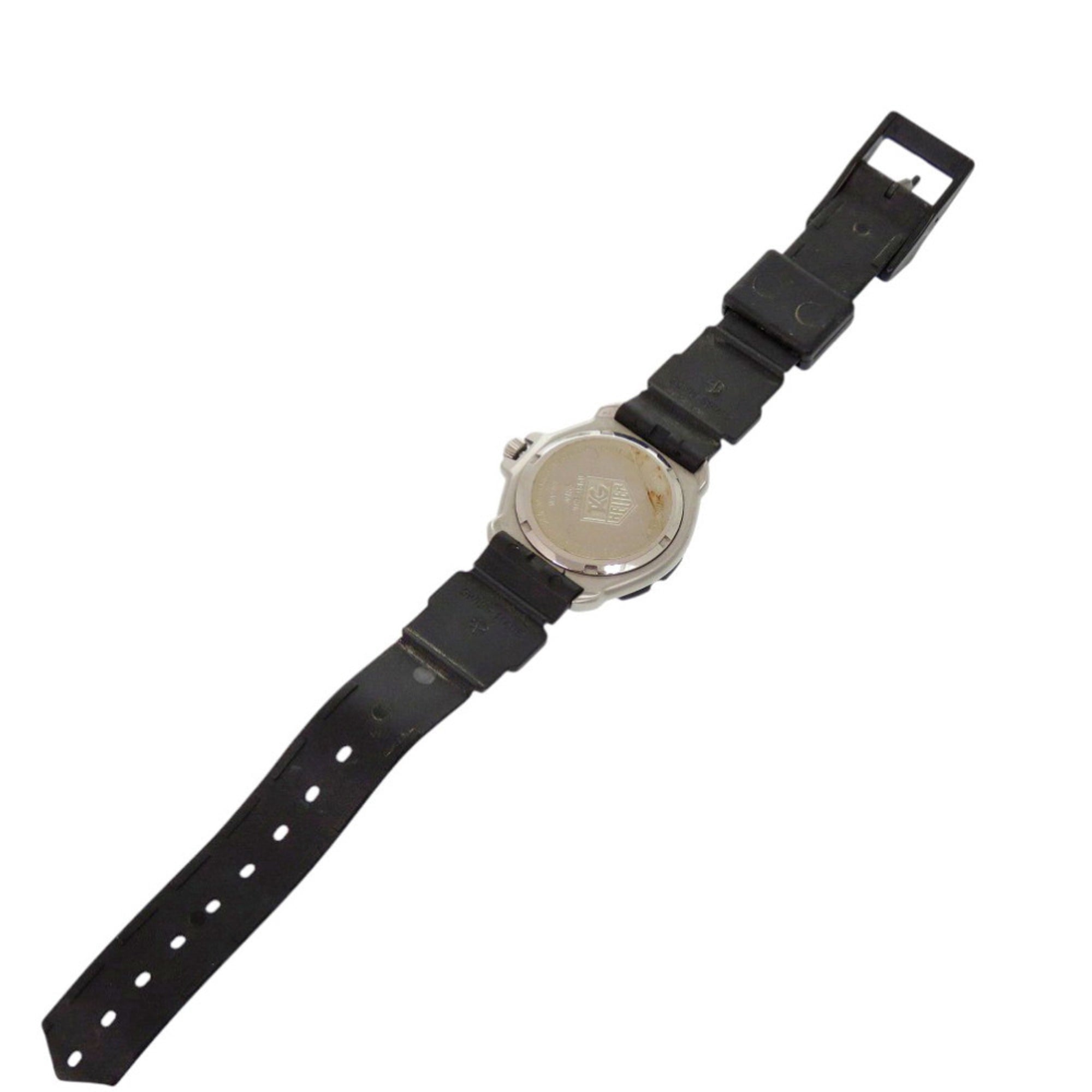 Tag Heuer Formula 1 WA1217 Uhr aus Edelstahl mit Kautschukarmband, Schwarz und Rosa Zifferblatt, QuarzUhrwerk, 1922