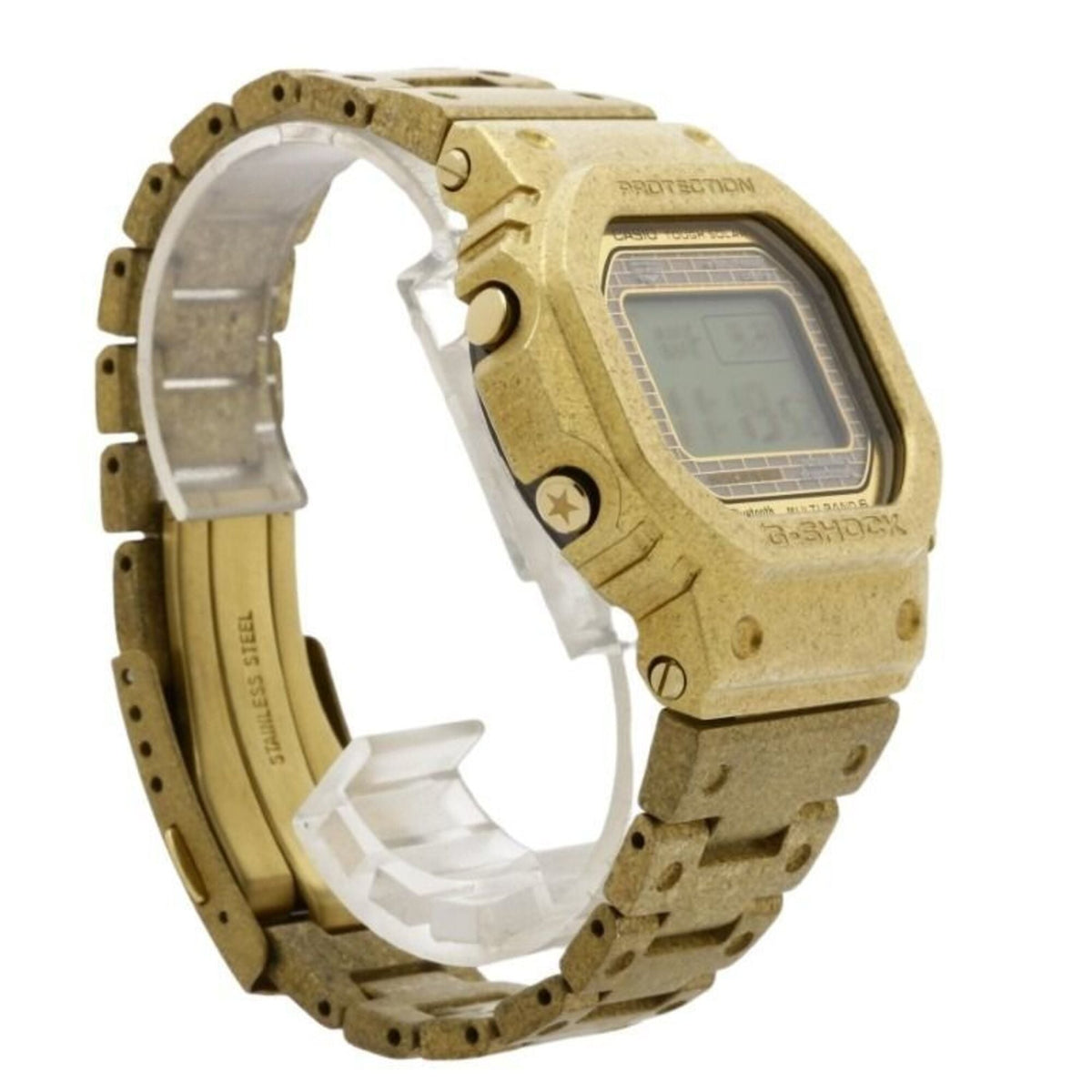 Casio G-SHOCK 40th Anniversary RECRYSTALLIZED FULL METAL 5000 SERIES GMW-B5000PG-9JR Gold Dial 43mm Watch