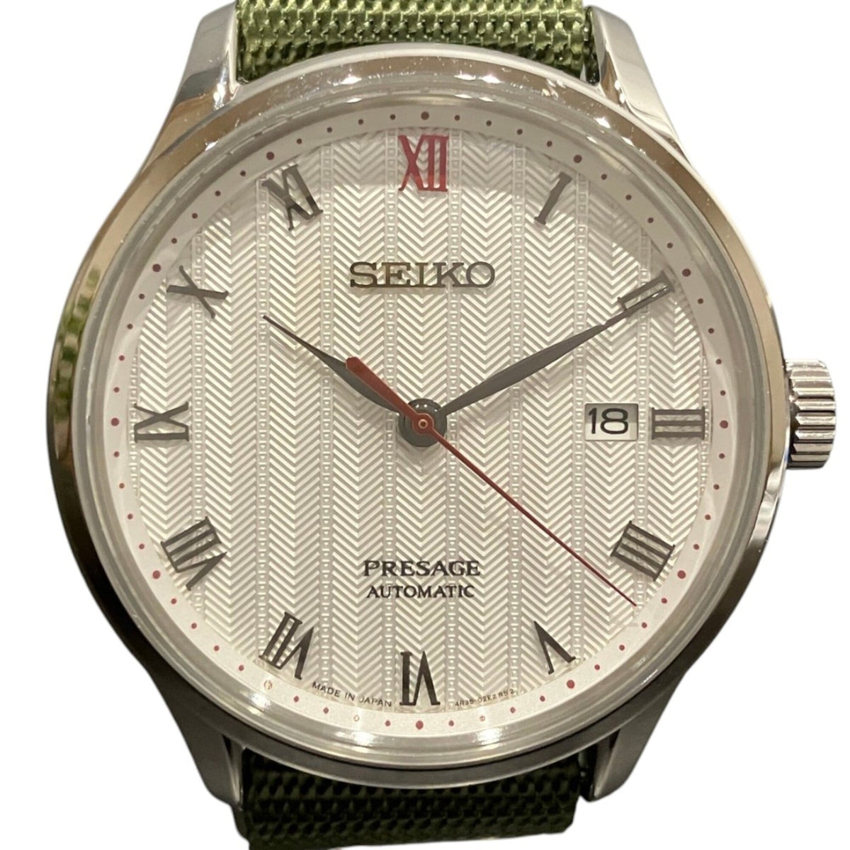 Montre Seiko Presage Japanese Garden 4R35-02S0/SARY205 Blanc Cadran 41 mm