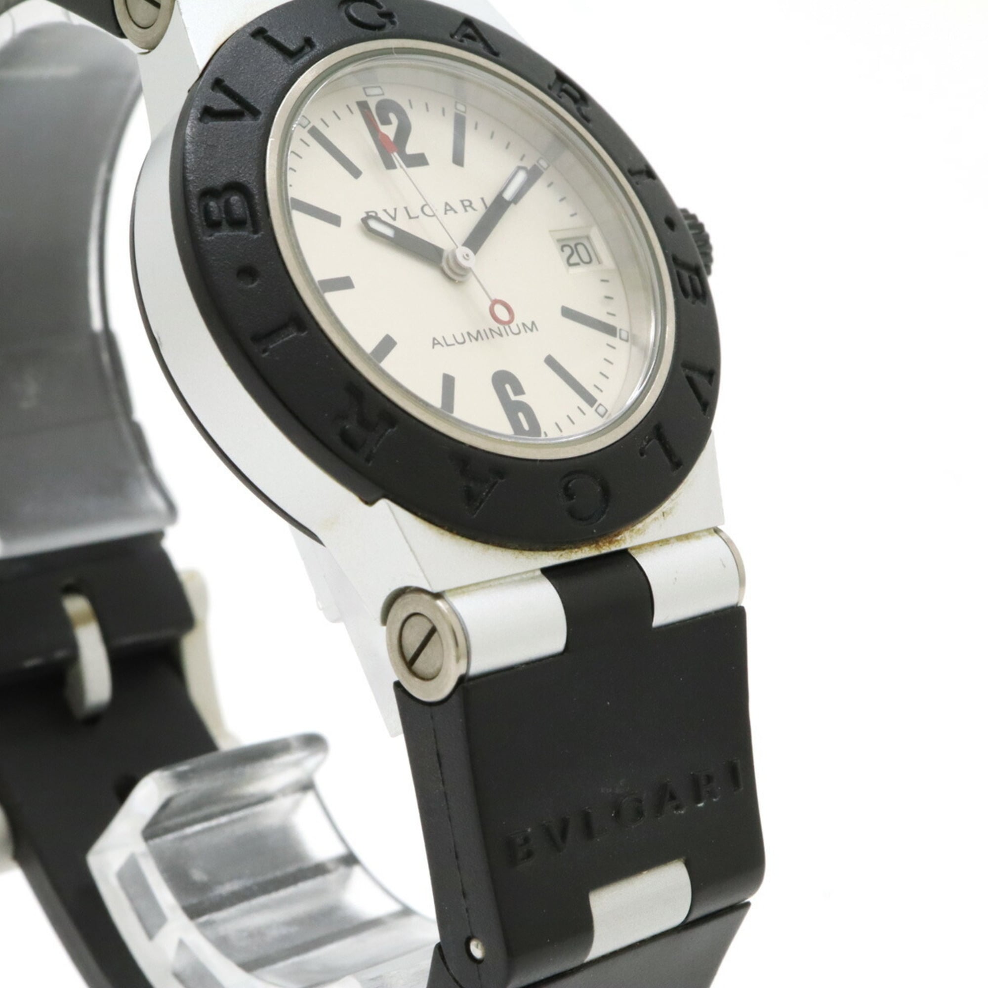 BVLGARI Bvlgari Arum 32 mm met datum, zilveren wijzerplaat, unisex quartz-polshorloge AL32TA