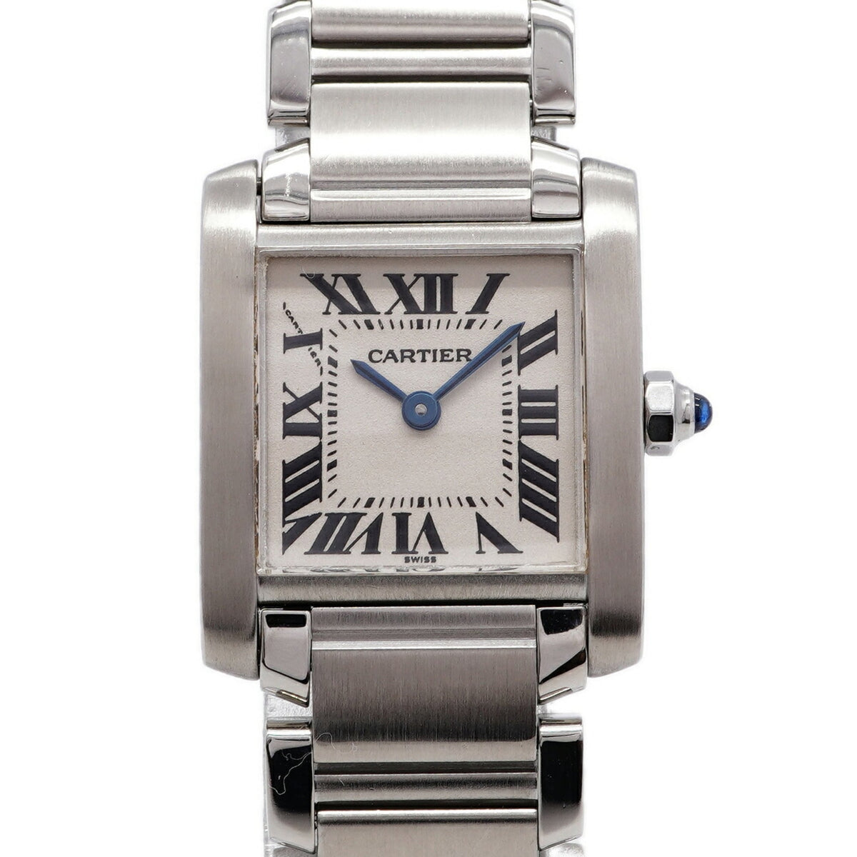 Cartier Tank Française SM W51008Q3 Elfenbein Zifferblatt 20 mm Uhr