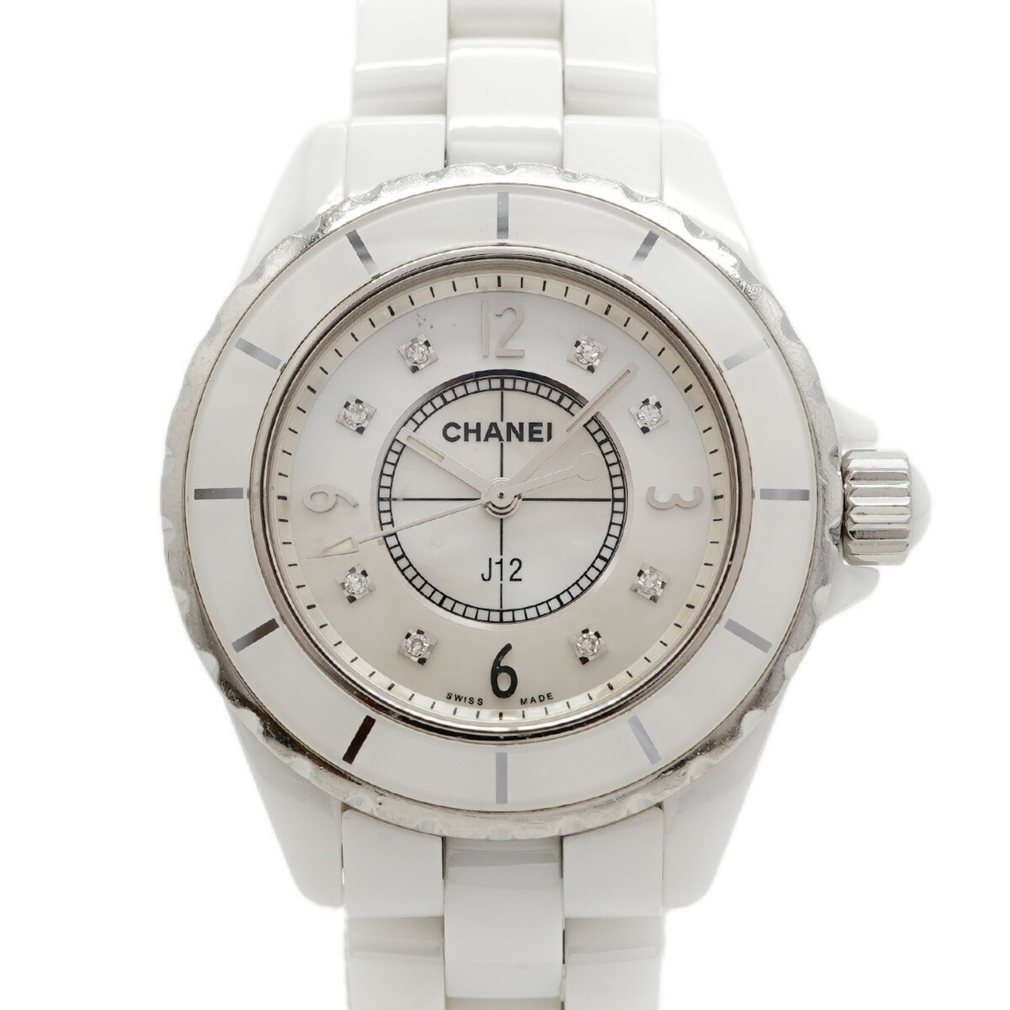 Chanel J12 H2422 White Dial Women's Watch