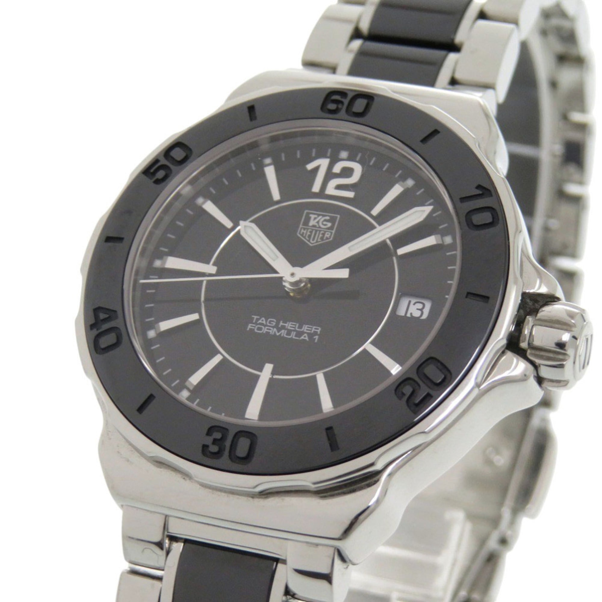 TAG Heuer Formula 1 WAH1210.BA0859 Quarz aus Edelstahl mit Schwarz/Silber Zifferblatt 0330 HEUER