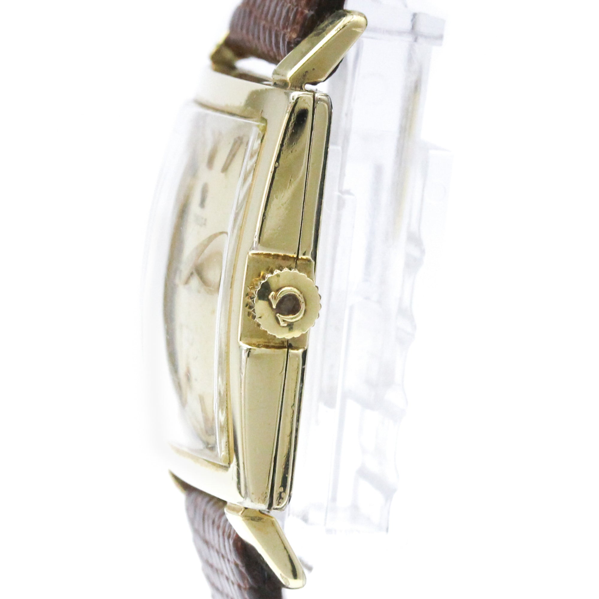 OMEGA Cal 302 Gold Plated hand-Winding Mens Watch 6264 Vintage