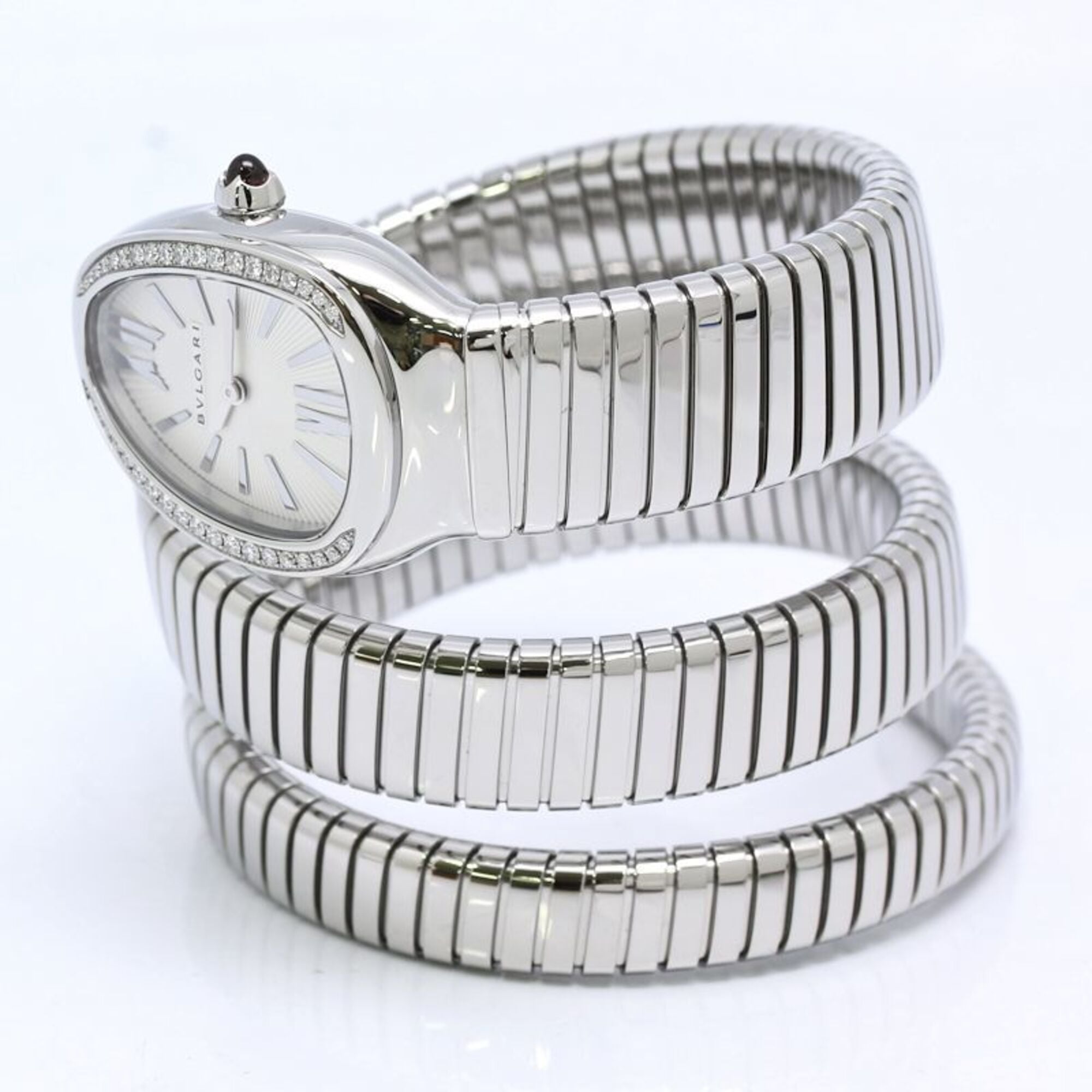 Bulgari Bulgari SP35C6SDS.2T SP35S 101910 Silver Dial 23mm Watch