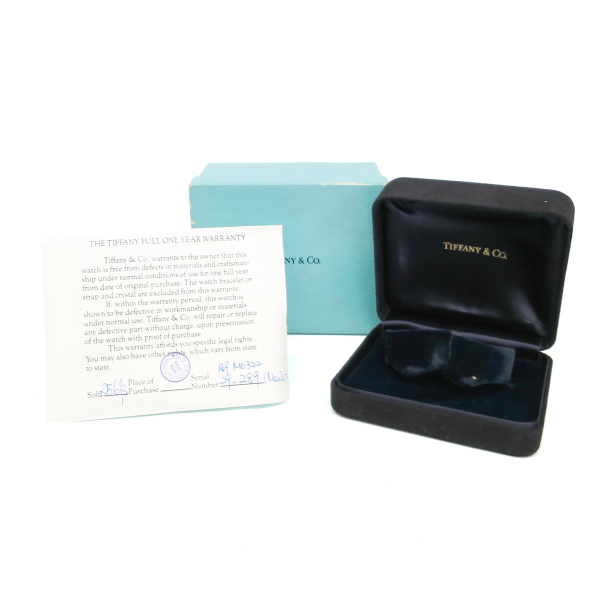 Tiffany Tesoro M0322 White Dial 37mm Watch
