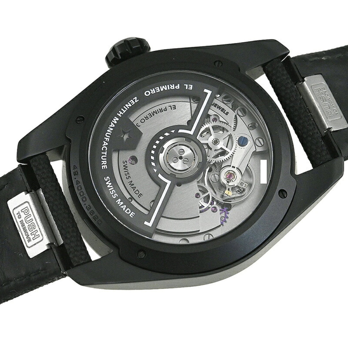 Zenith Pilot 49.4000.3620/21.I001 Schwarz Zifferblatt 40mm Uhr