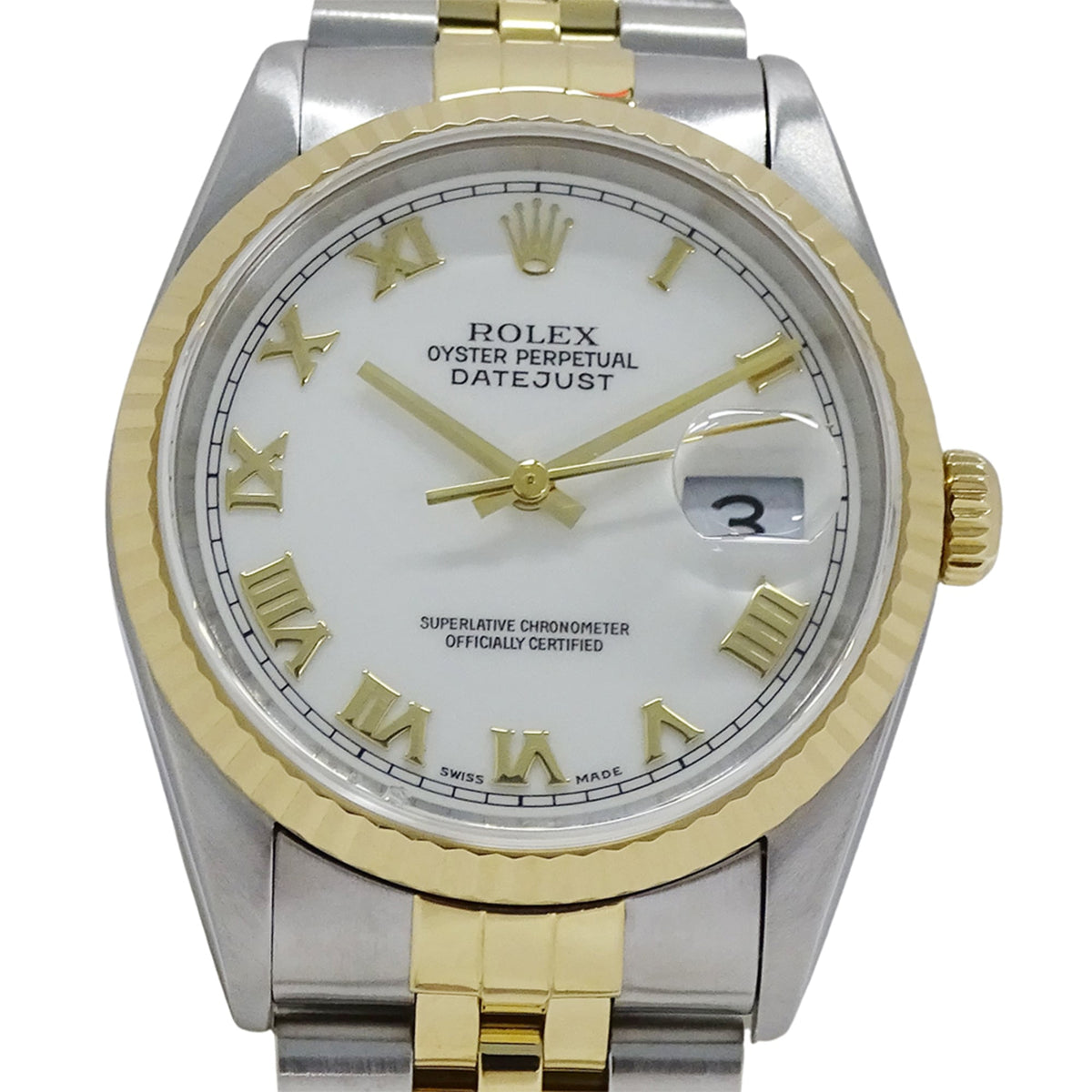 Rolex Datejust White Dial 36mm Watch
