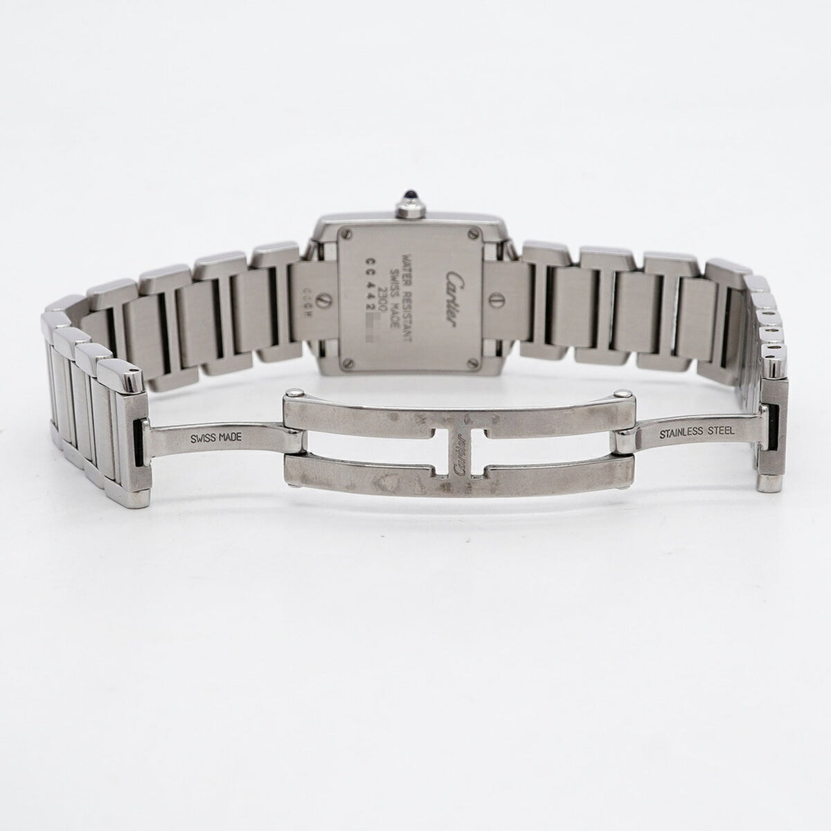 Cartier Tank Française SM W51008Q3 Elfenbein Zifferblatt 20 mm Uhr
