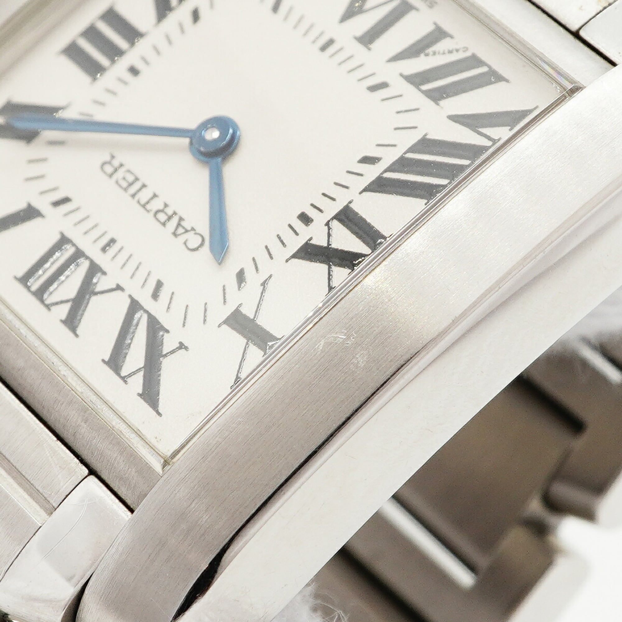 Cartier Tank W51003Q3 Ivory Dial Stainless steel 25mm Watch