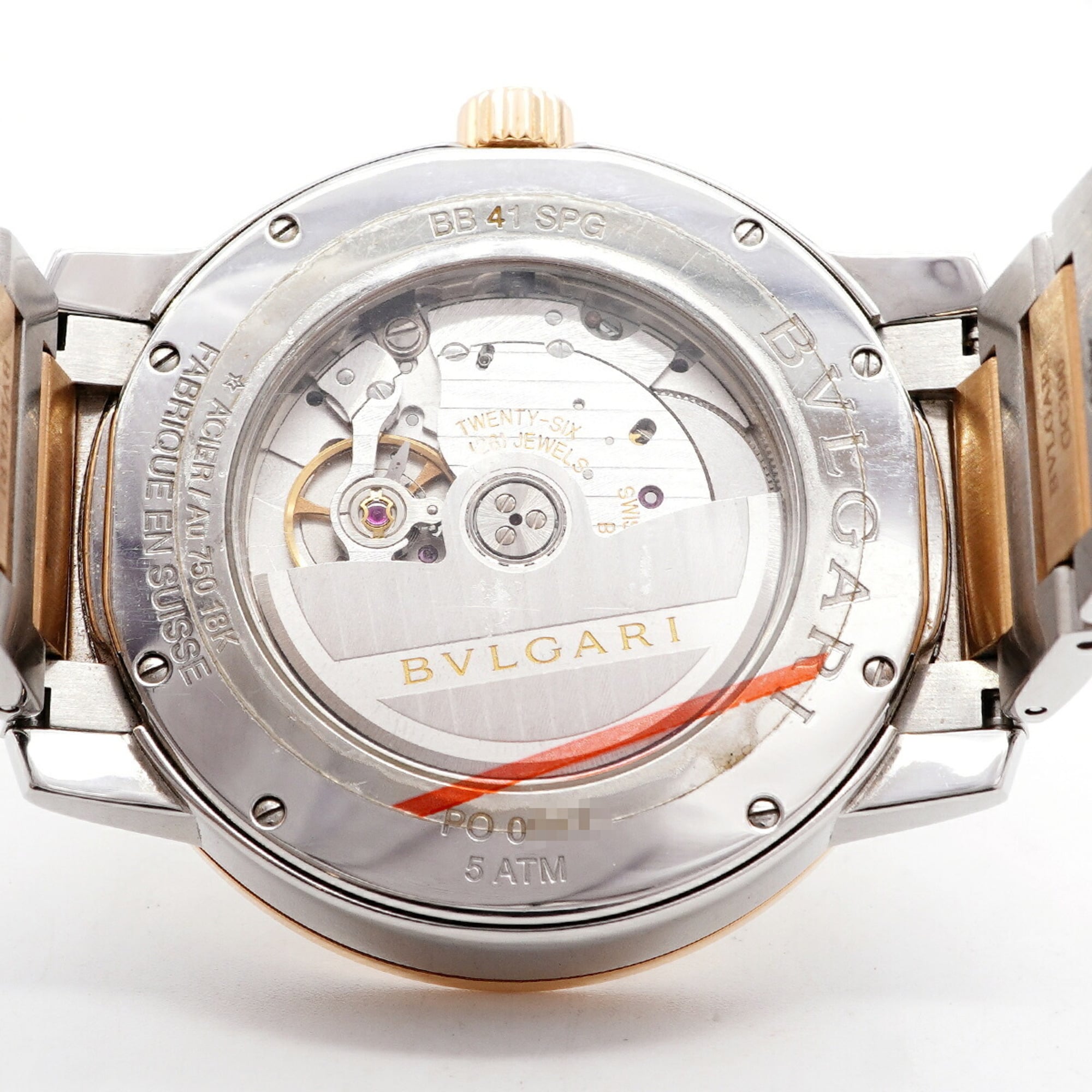 Bvlgari Combination BB41SPG White Dial 41mm Watch