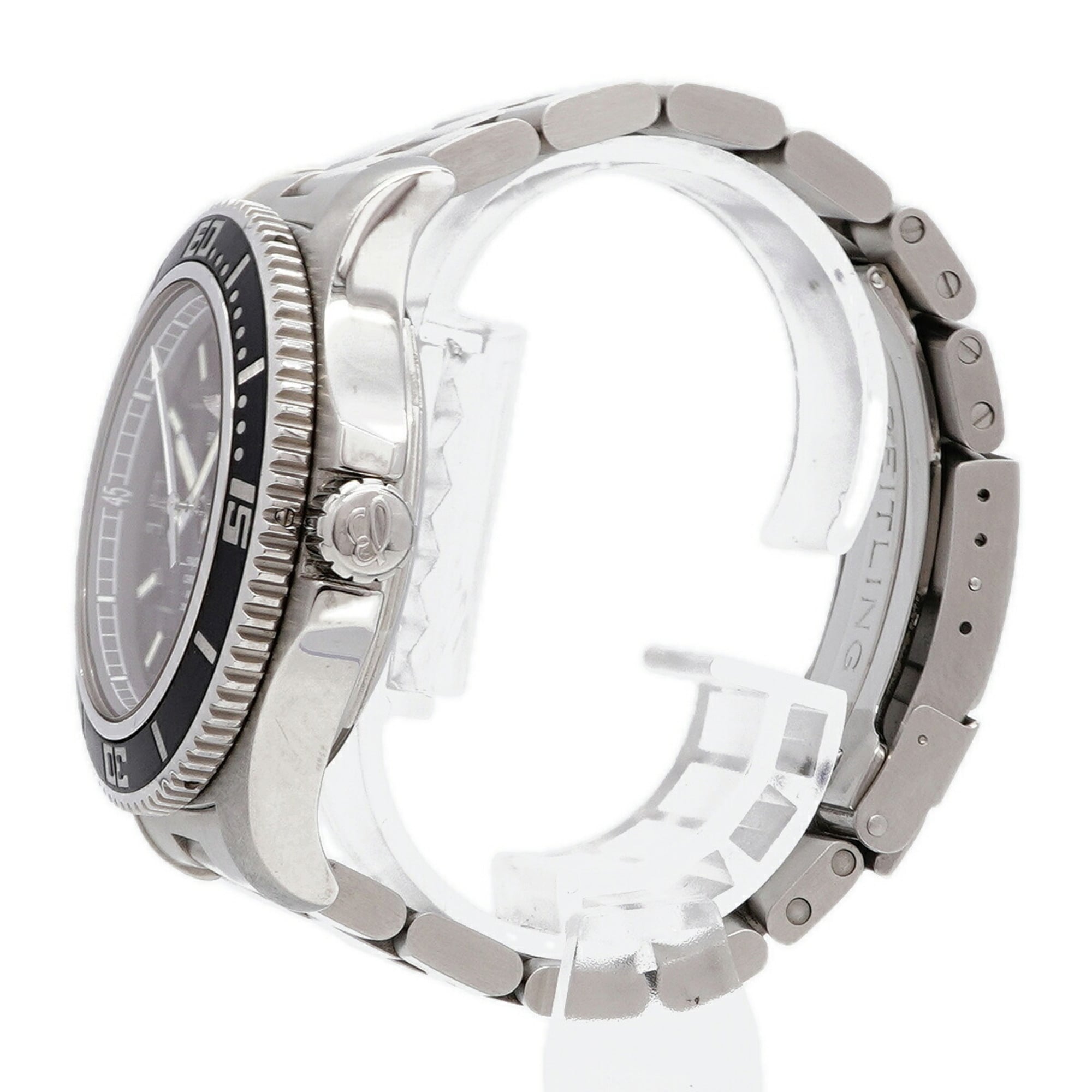 Breitling Superocean A17391 Black Dial 44mm Watch