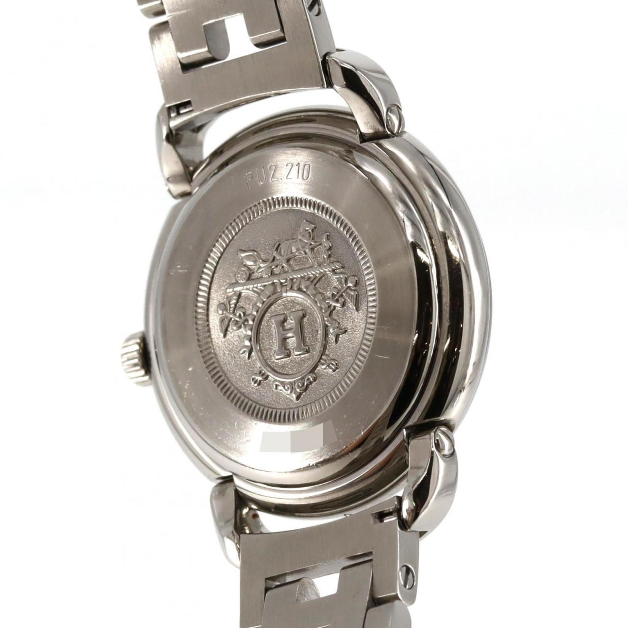 Hermès Clipper CL4.210 roestvrijstalen quartzhorloge