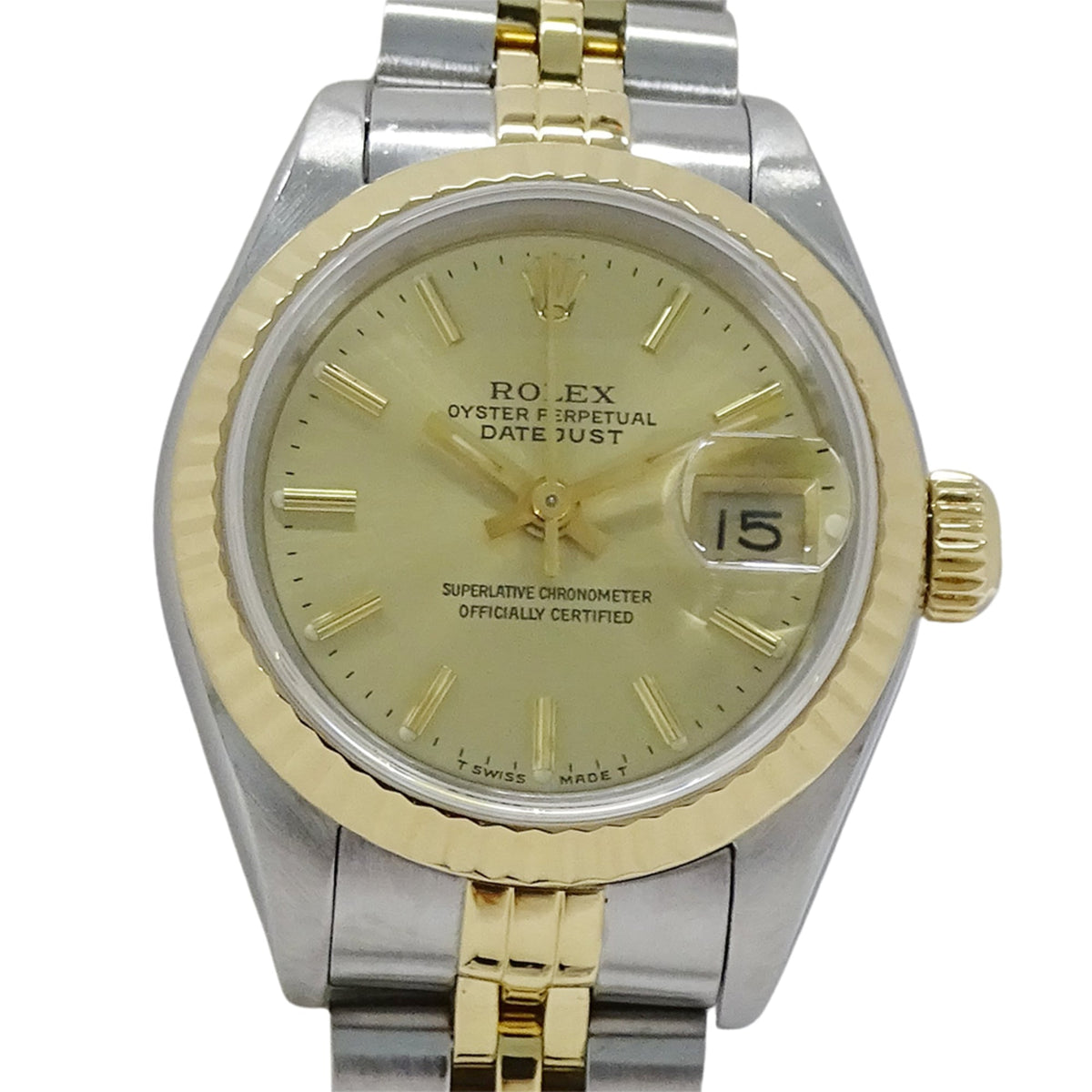 Rolex Datejust 69173 Gold Dial 26mm Watch