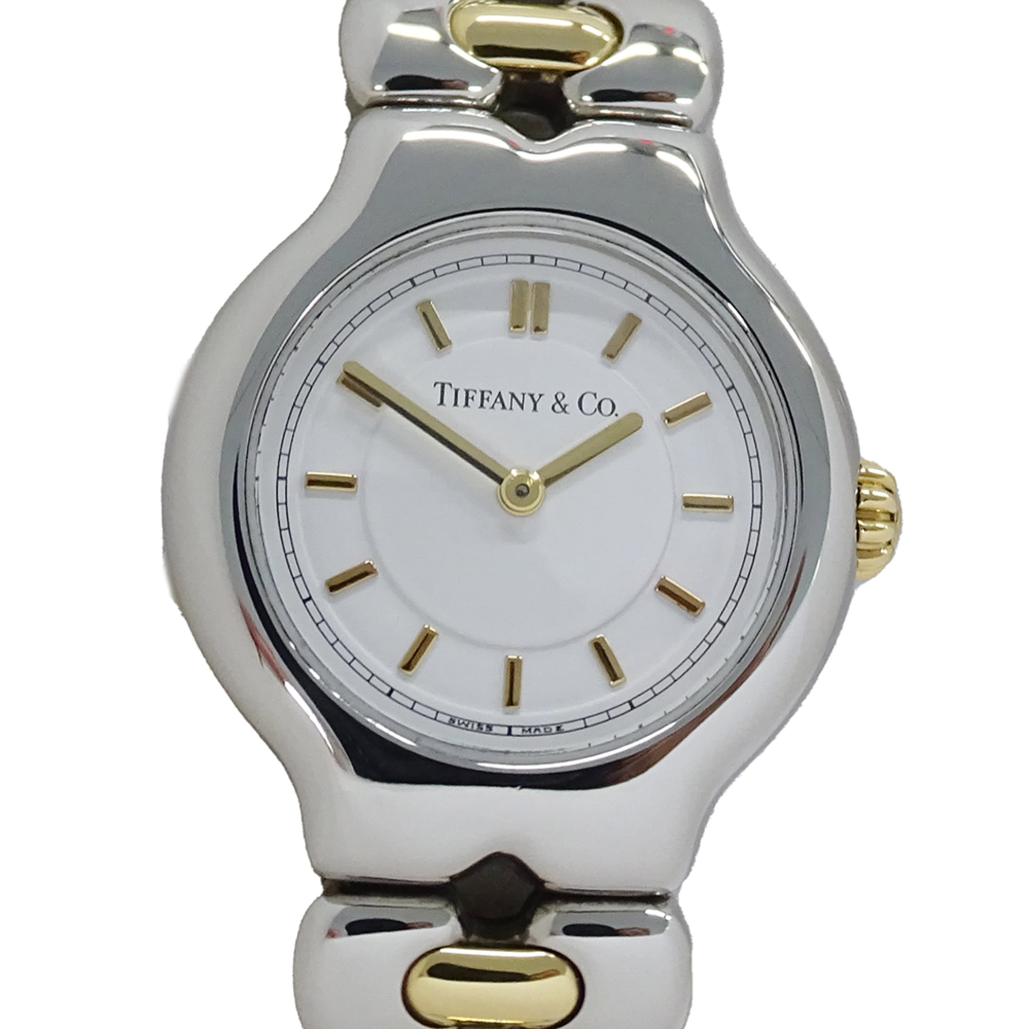 Tiffany & Co. Women's Watch, Tesolo Quartz (QZ), Stainless Steel (SS) Gold Plated (GP) L0112 Combination