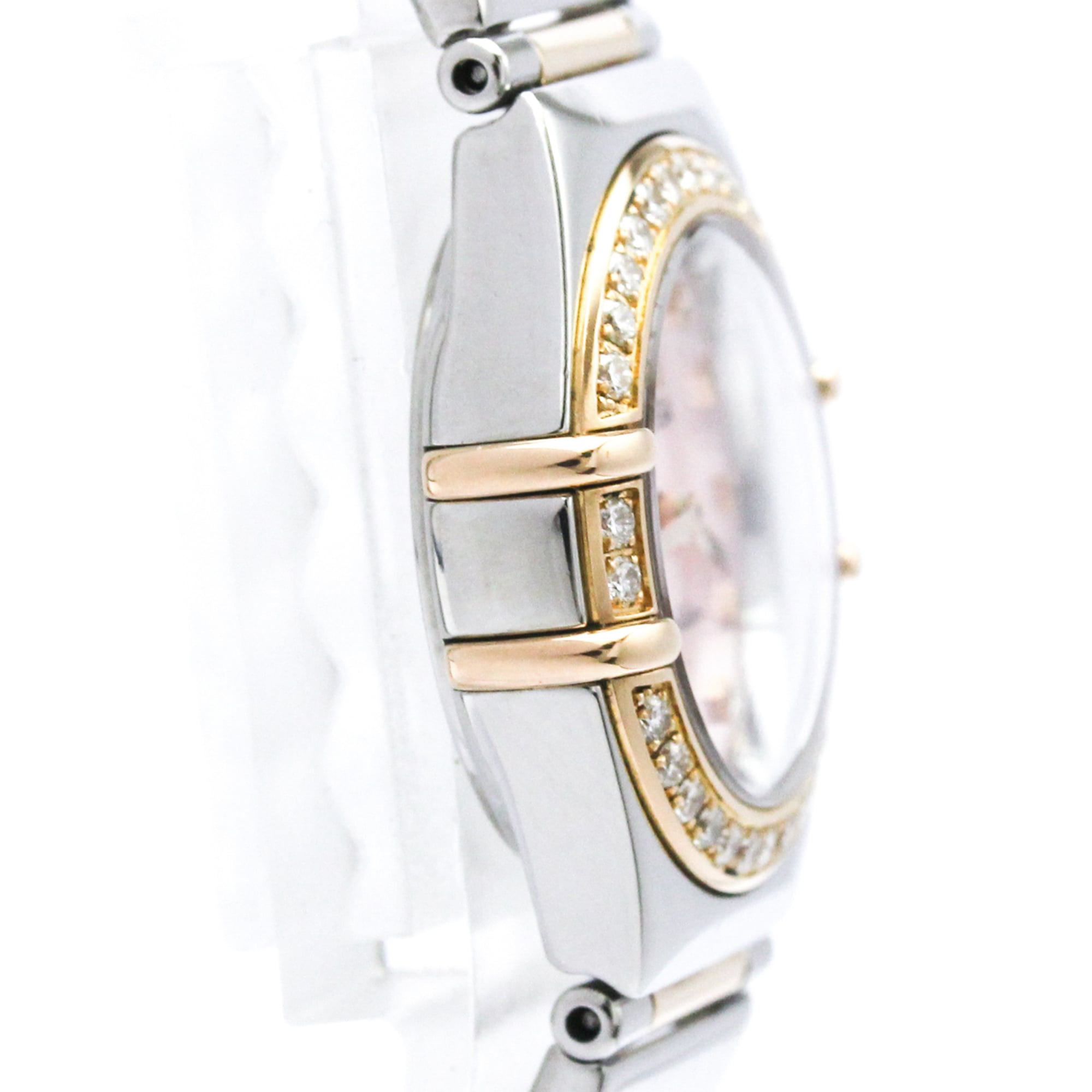 OMEGA Constellation My Choice-horloge met diamanten en parelmoeren wijzerplaat 1368.73