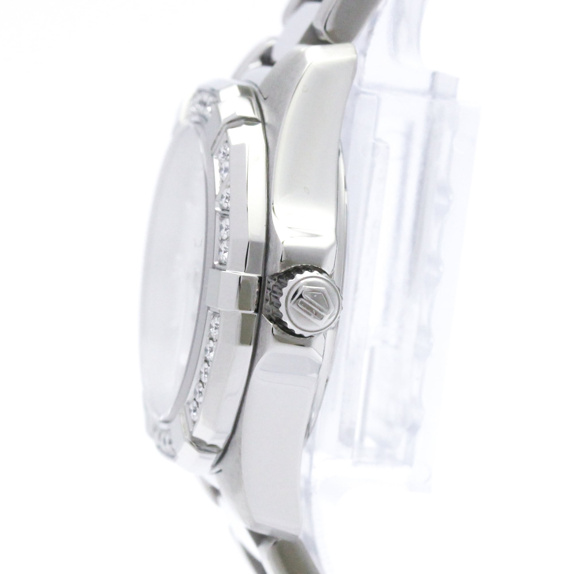 TAG HEUER Aquaracer dameshorloge met diamanten en parelmoeren wijzerplaat, quartz, WBD1415