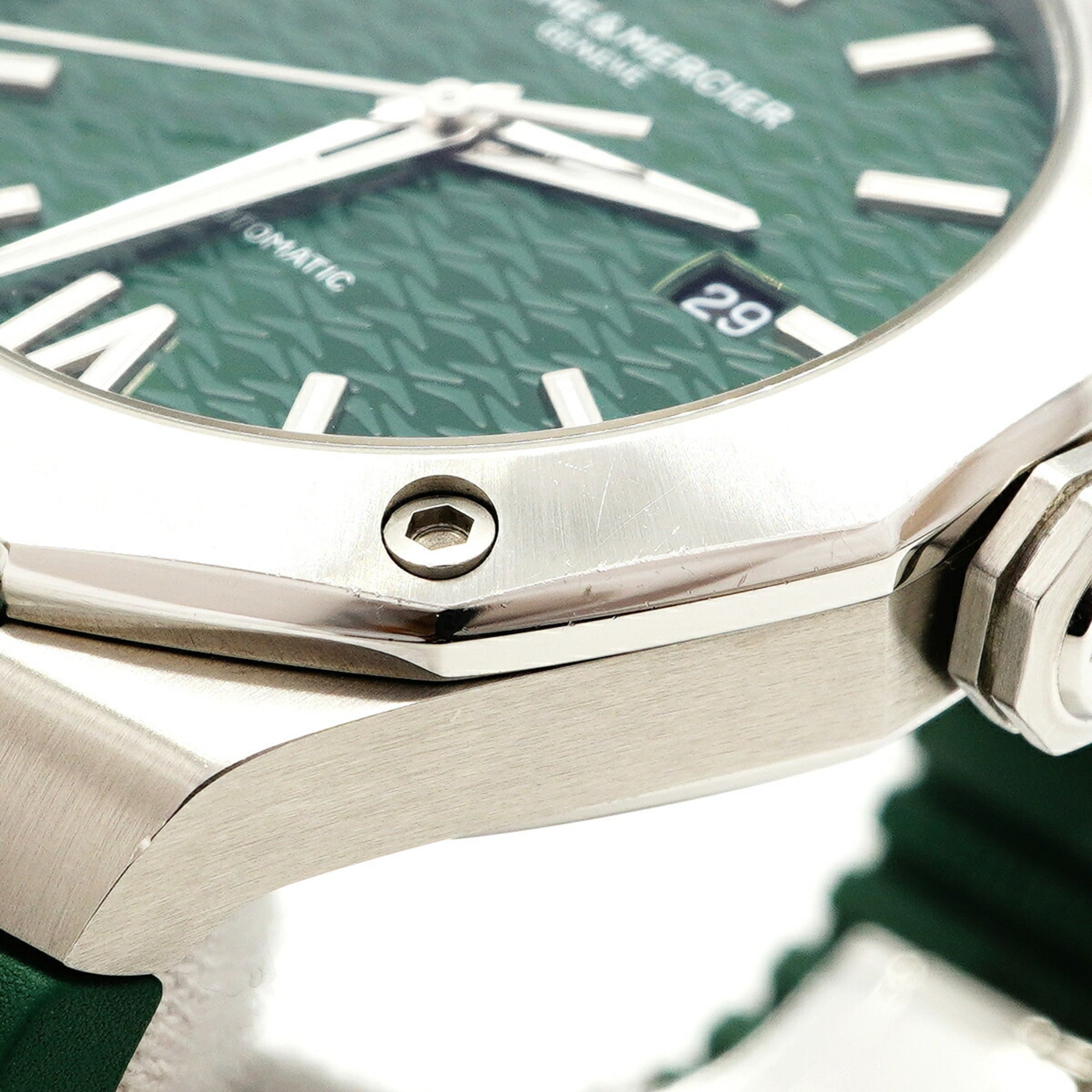 Baume & Mercier Riviera M0A10618 herenhorloge met groene wijzerplaat