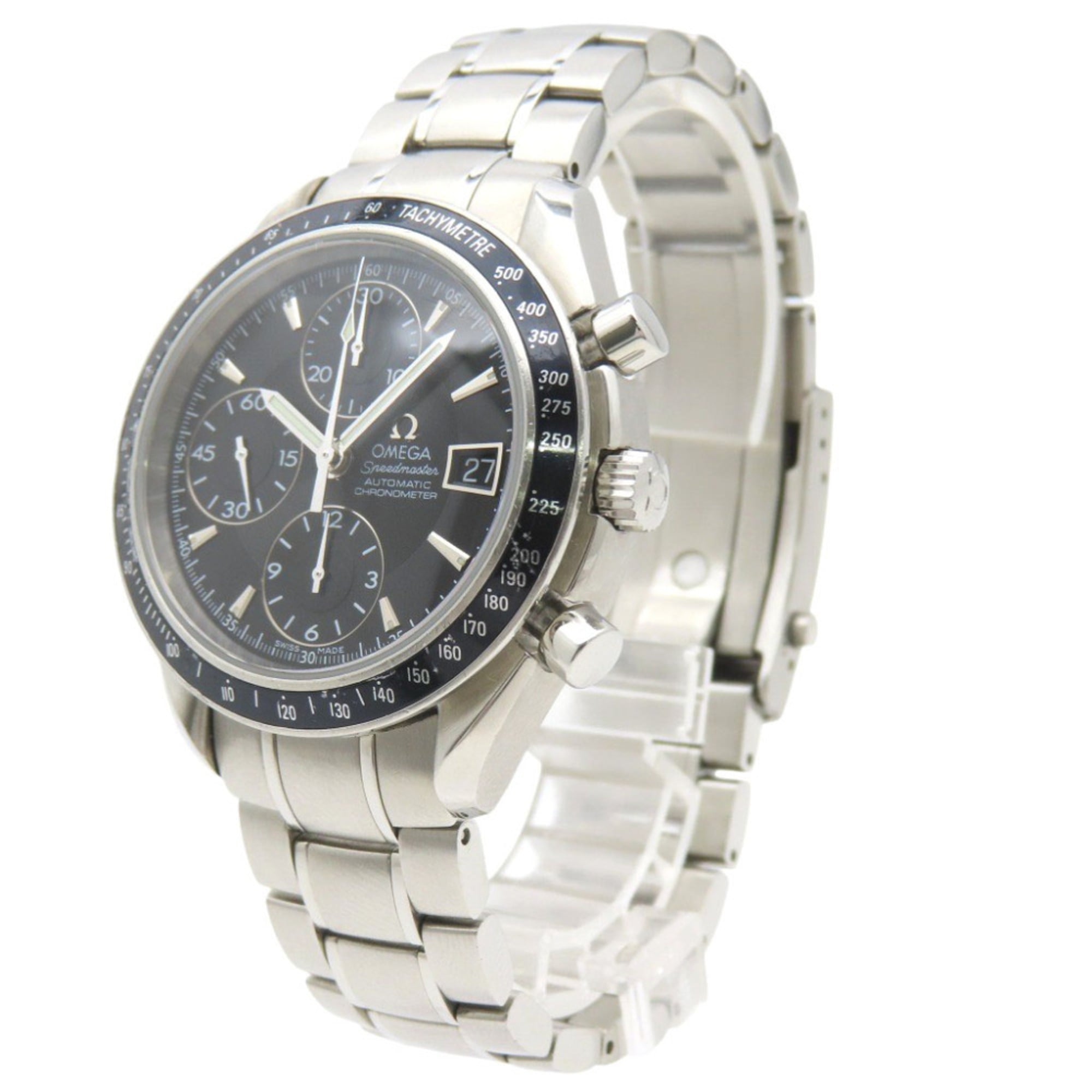 Omega Speedmaster Date 3210.50 Automatic Watch Stainless Steel Black Dial 0190OMEGA Men's