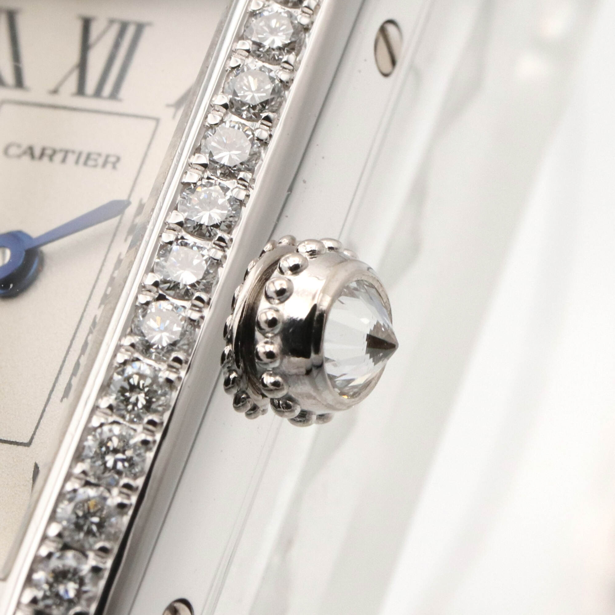 Cartier Tank WB3016U3 Silver Dial 14mm Watch