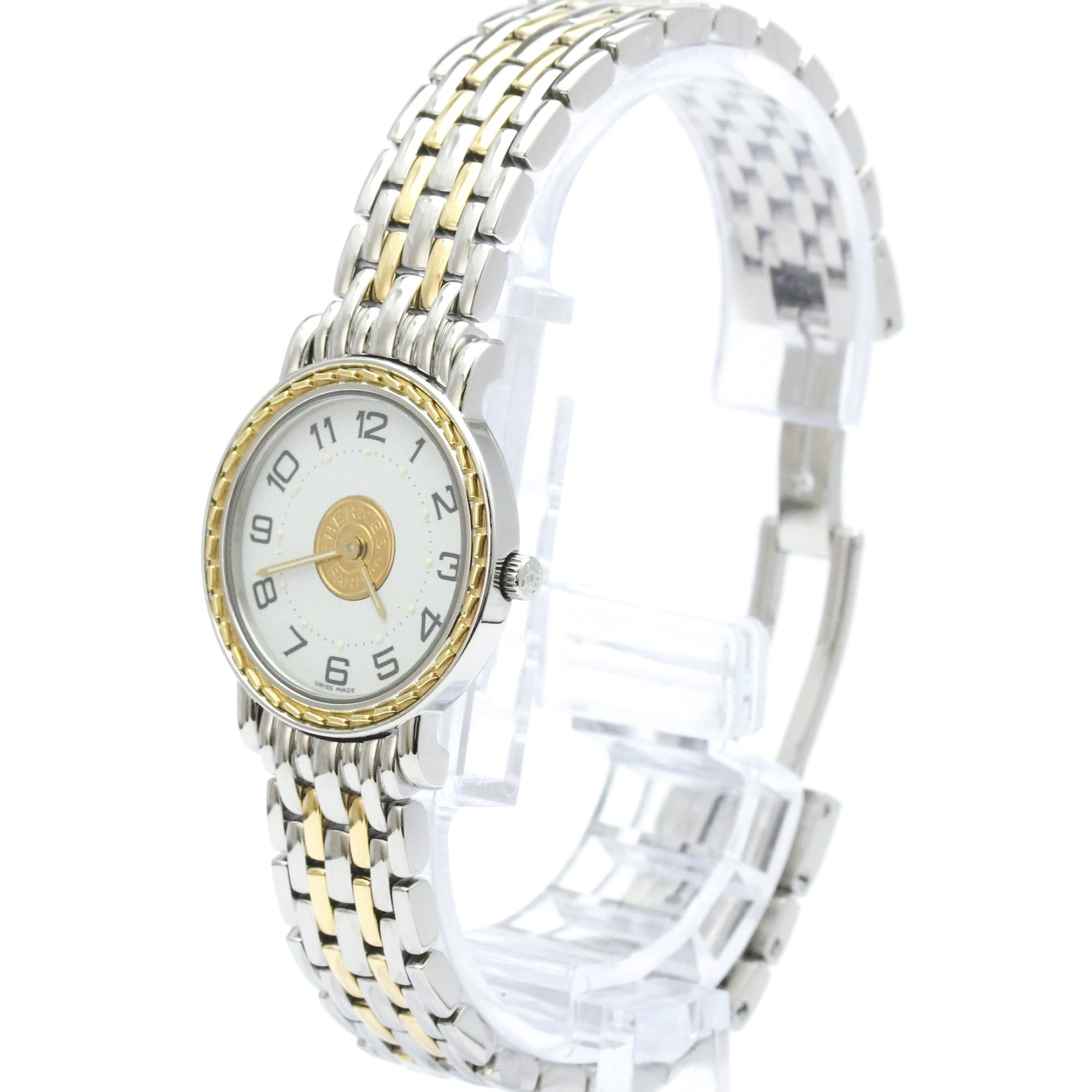 Hermes Sellier SE4.220 White Dial 24mm Watch