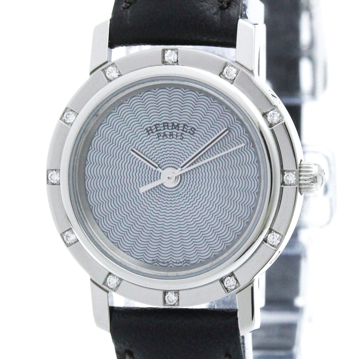 Hermes Clipper CL4.230 Horloge met blauwe kast en wijzerplaat, 23 mm