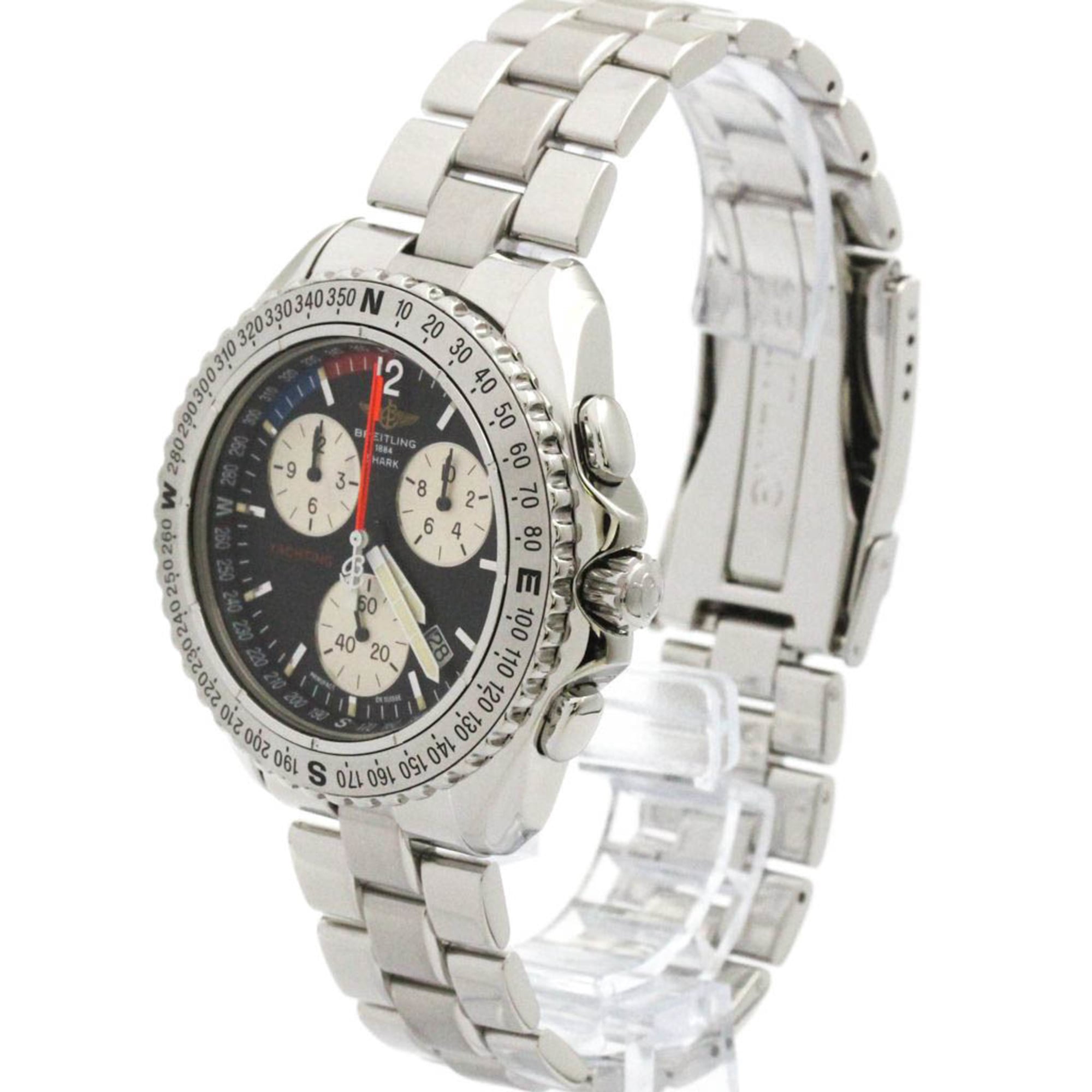 Breitling Shark Yacht A53606 Black Dial 42mm Watch