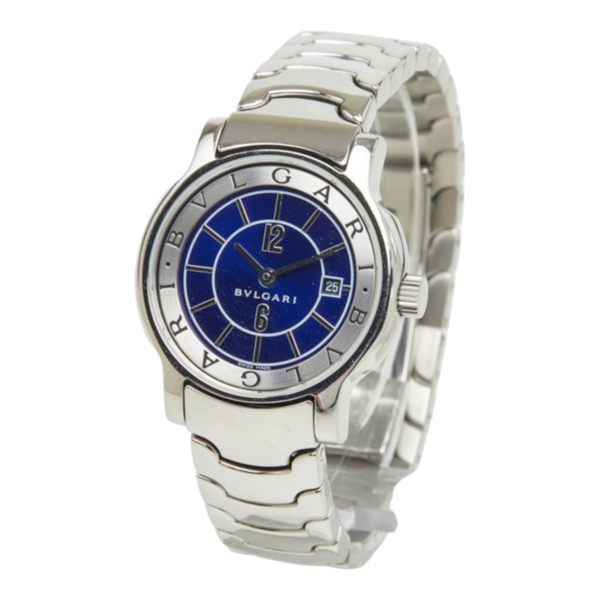 Bulgari Solotempo ST29S Blue Dial 29mm Watch