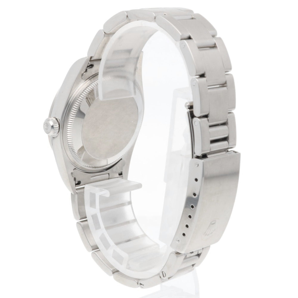 Rolex Oyster Perpetual 15200 met zwarte wijzerplaat, 36 mm
