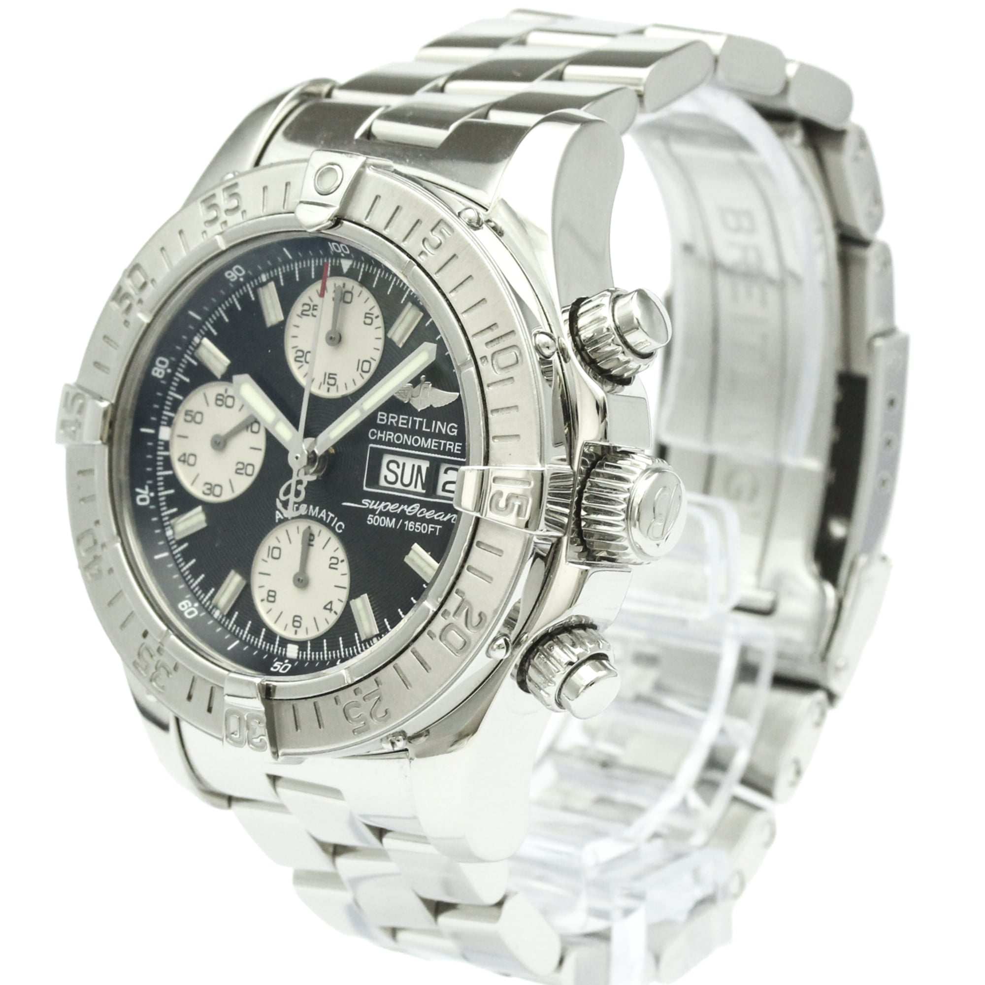 BREITLING Chrono Super Ocean Steel Automatic Mens A13340