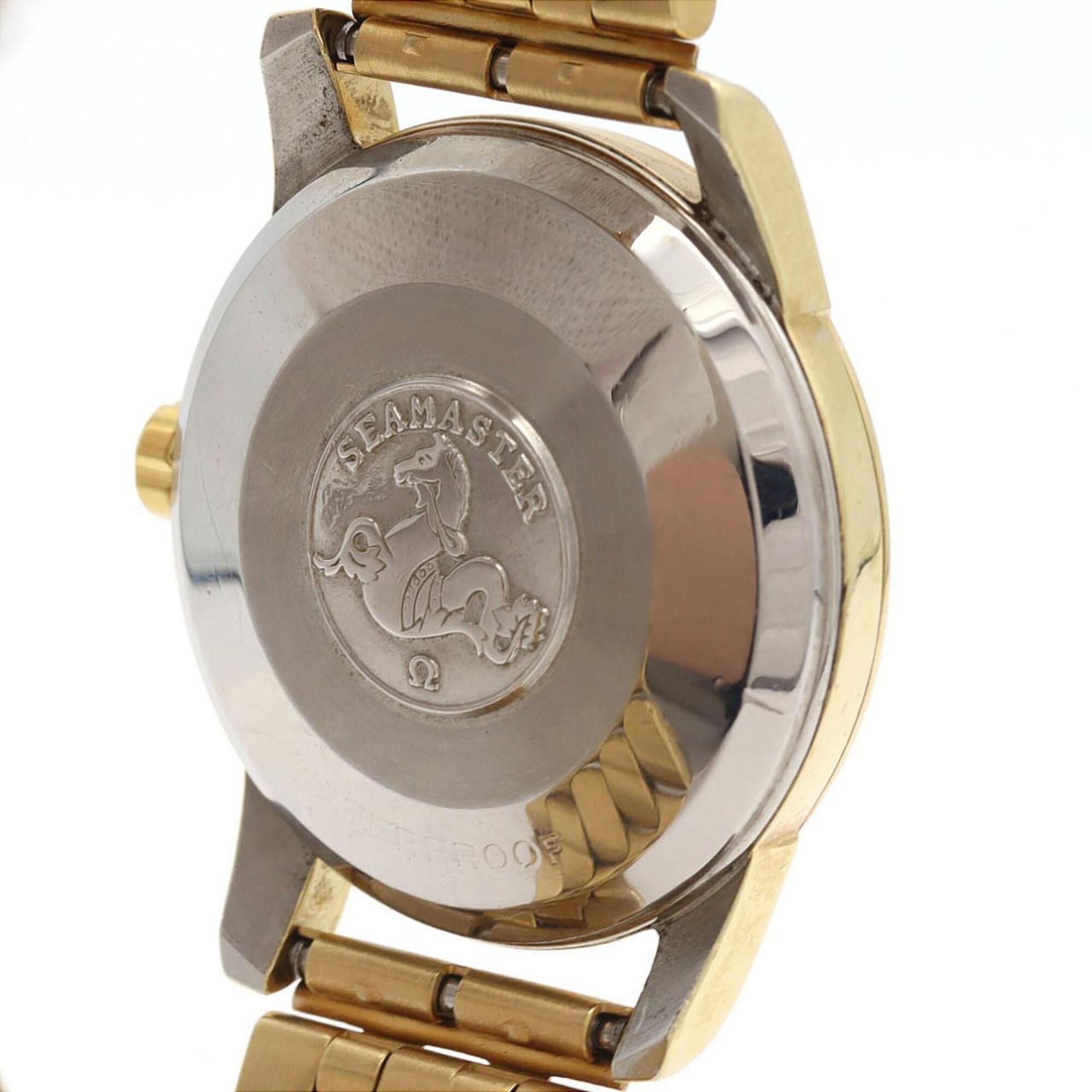 Omega Seamaster GZl1ji0d Gold Dial 34mm Watch