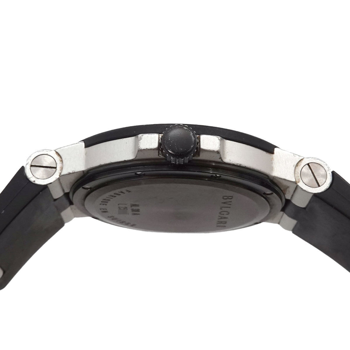 Bulgari Aluminium AL38A Silber Zifferblatt 38 mm Uhr