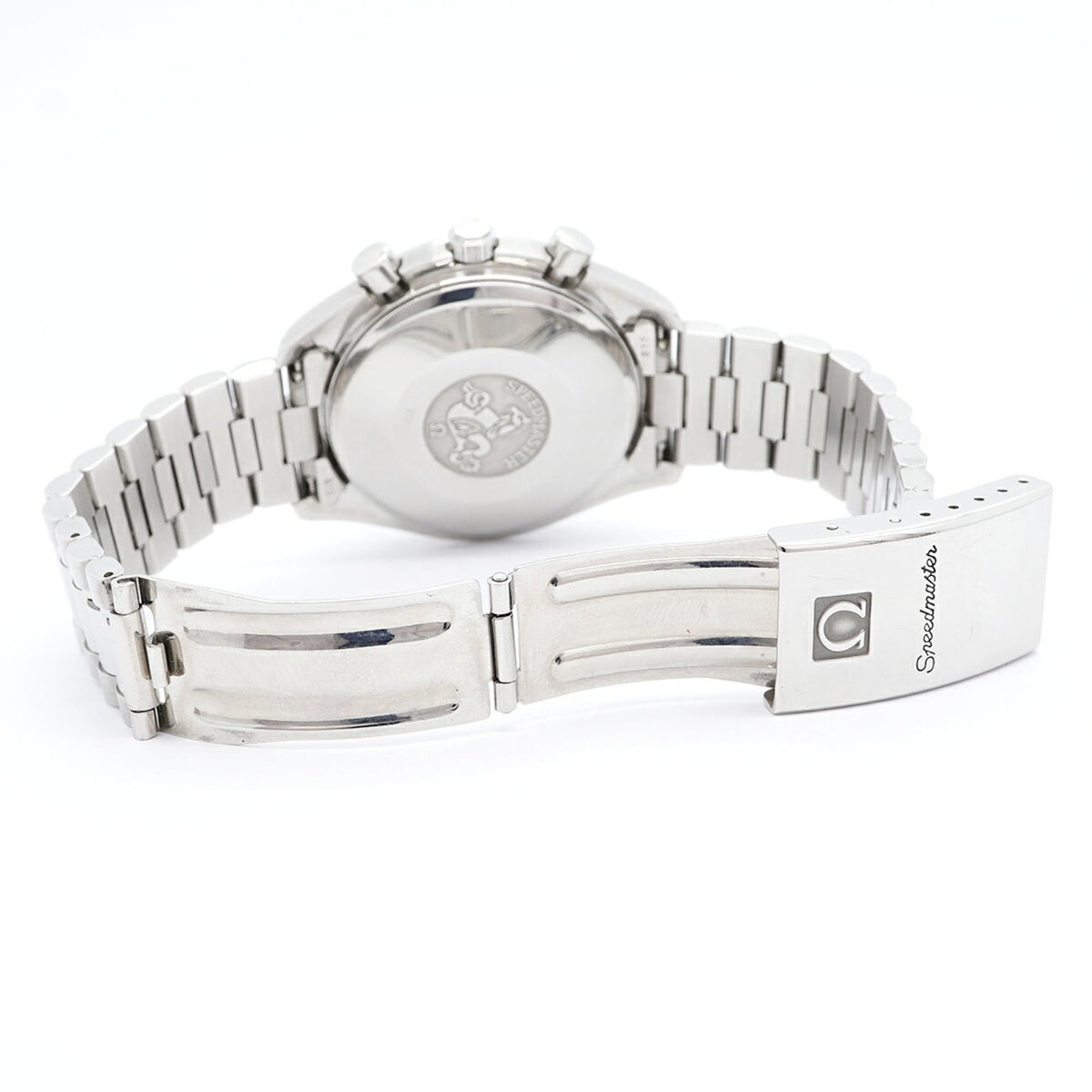 Omega Speedmaster Triple Calendar 3521.30 met zilveren wijzerplaat 39mm Horloge