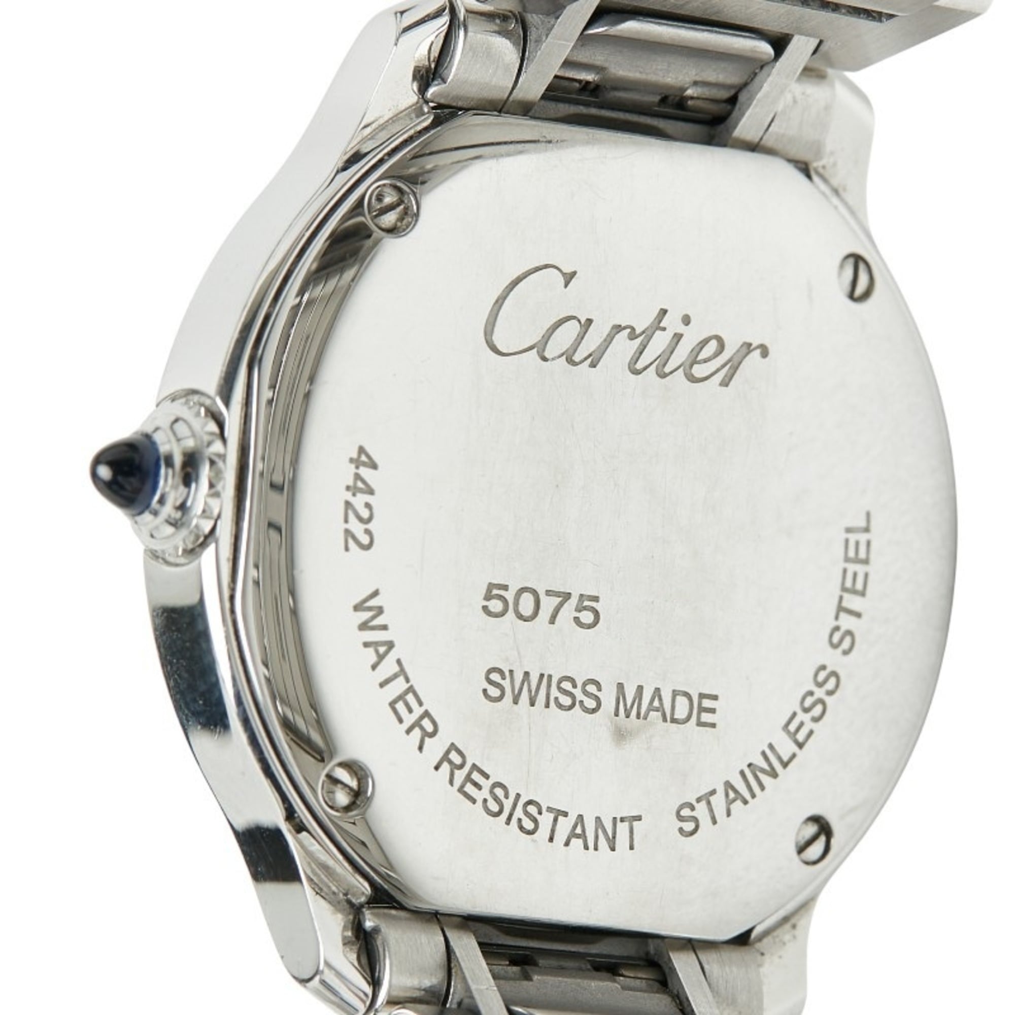 Cartier Ronde Must – Online-Exklusivmodell WSRN0033Quarz Weiß Zifferblatt, Edelstahl, Damenuhr CARTIER