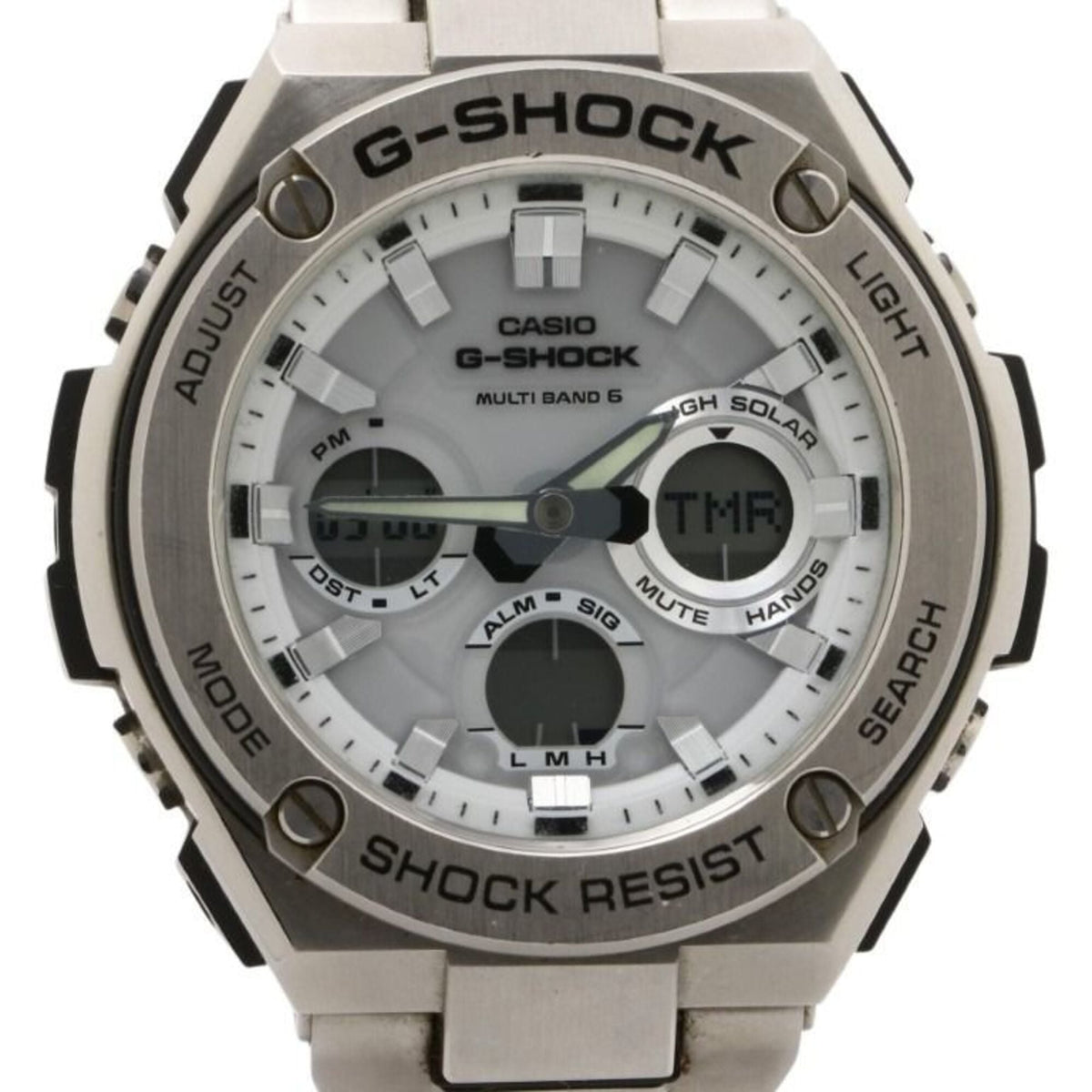 CASIO G-SHOCK G-STEEL GST-W100 Series GST-W110D-7AJF White Silver Resi