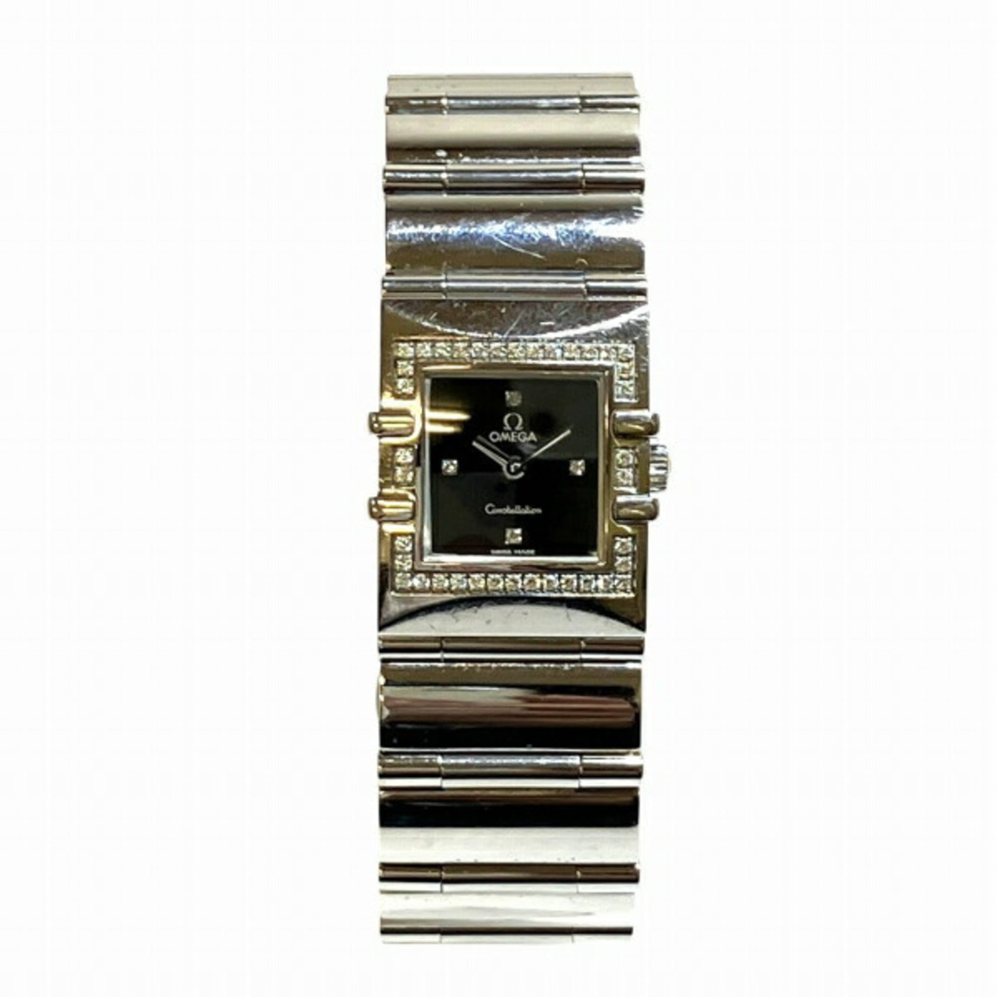 Omega Constellation Quadra 1528.46 Quartz 4-Diamond Watch (Wristwatch) for Women