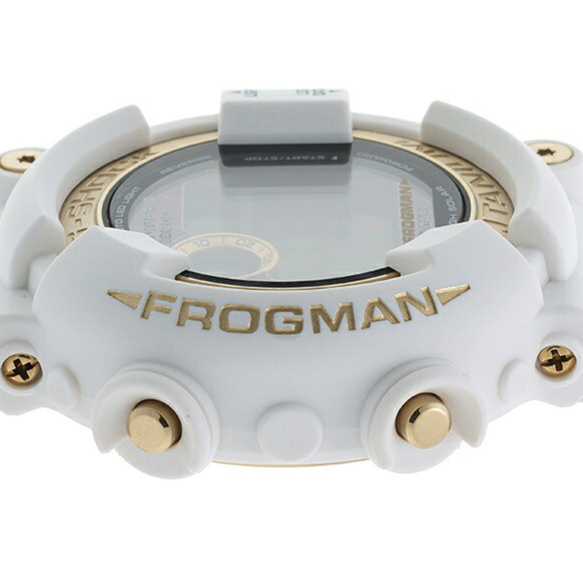 Casio G-SHOCK MASTER-OF-G Frogman ICERC Japan Kooperationsmodell GW-8201K-7JR Schwarz, goldenes Zifferblatt, 50 mm Uhr