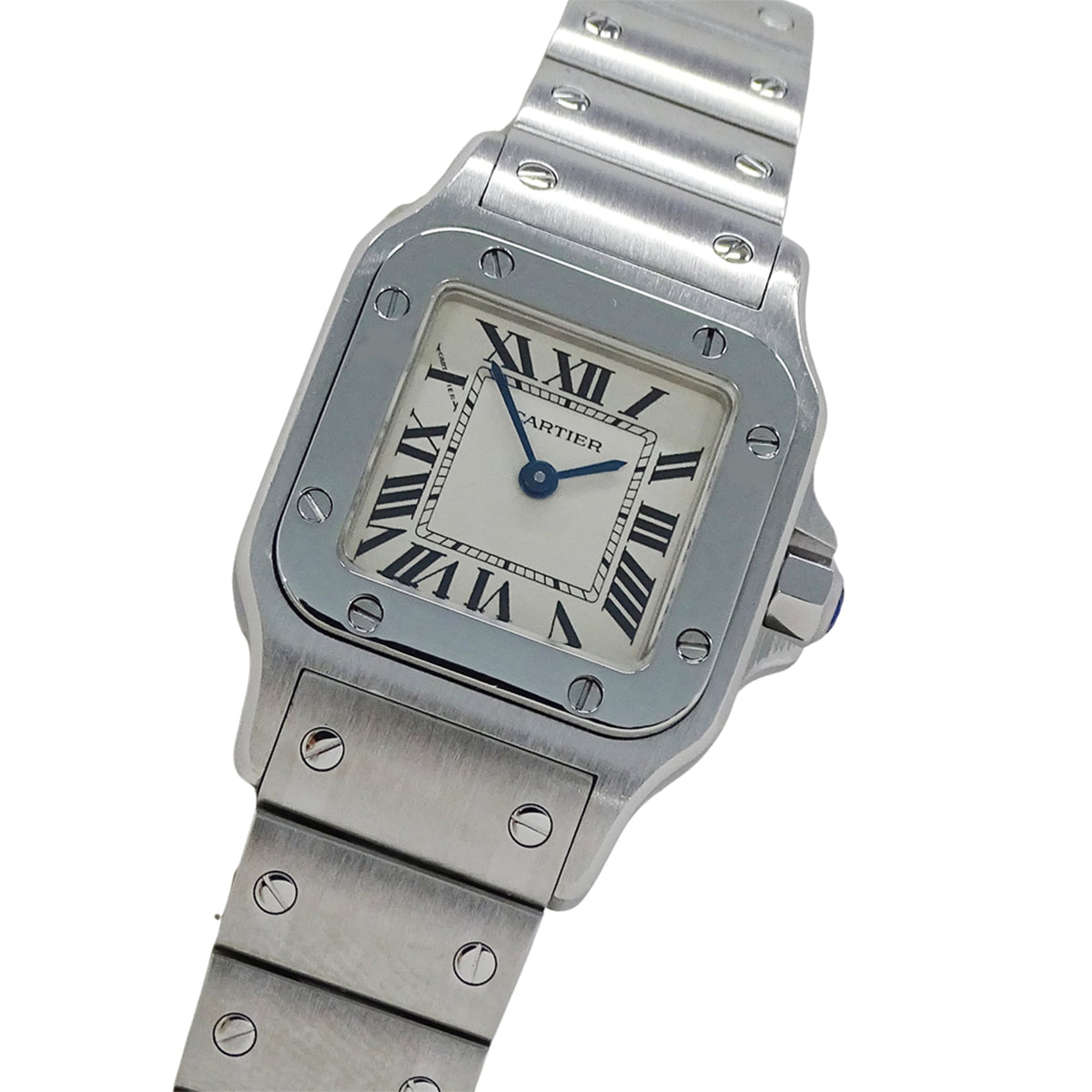Cartier Santos Galbee SM W20056D6 Ivory Dial 24mm Watch
