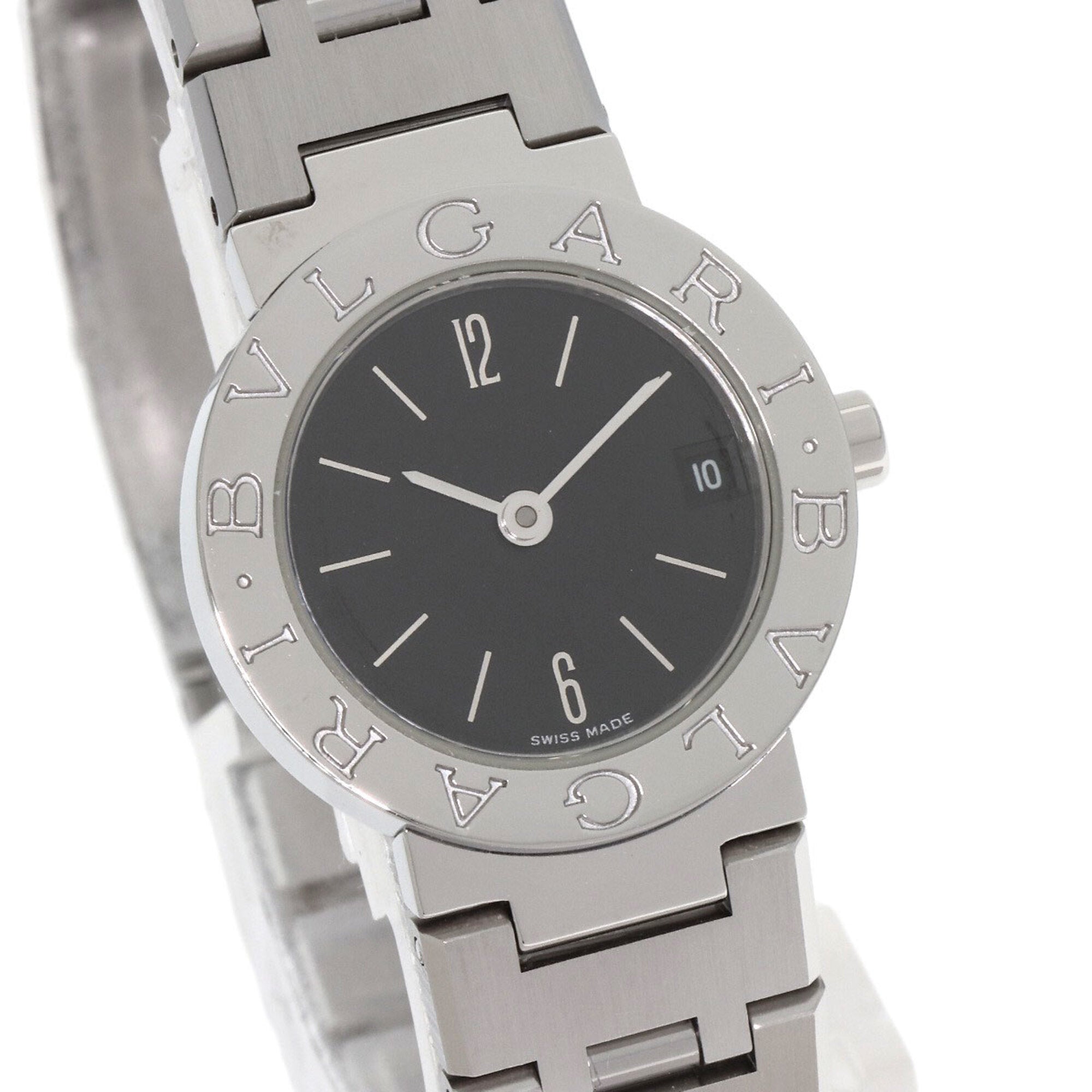 Bvlgari Bvlgari Bvlgari horloge met zwarte wijzerplaat, 23 mm