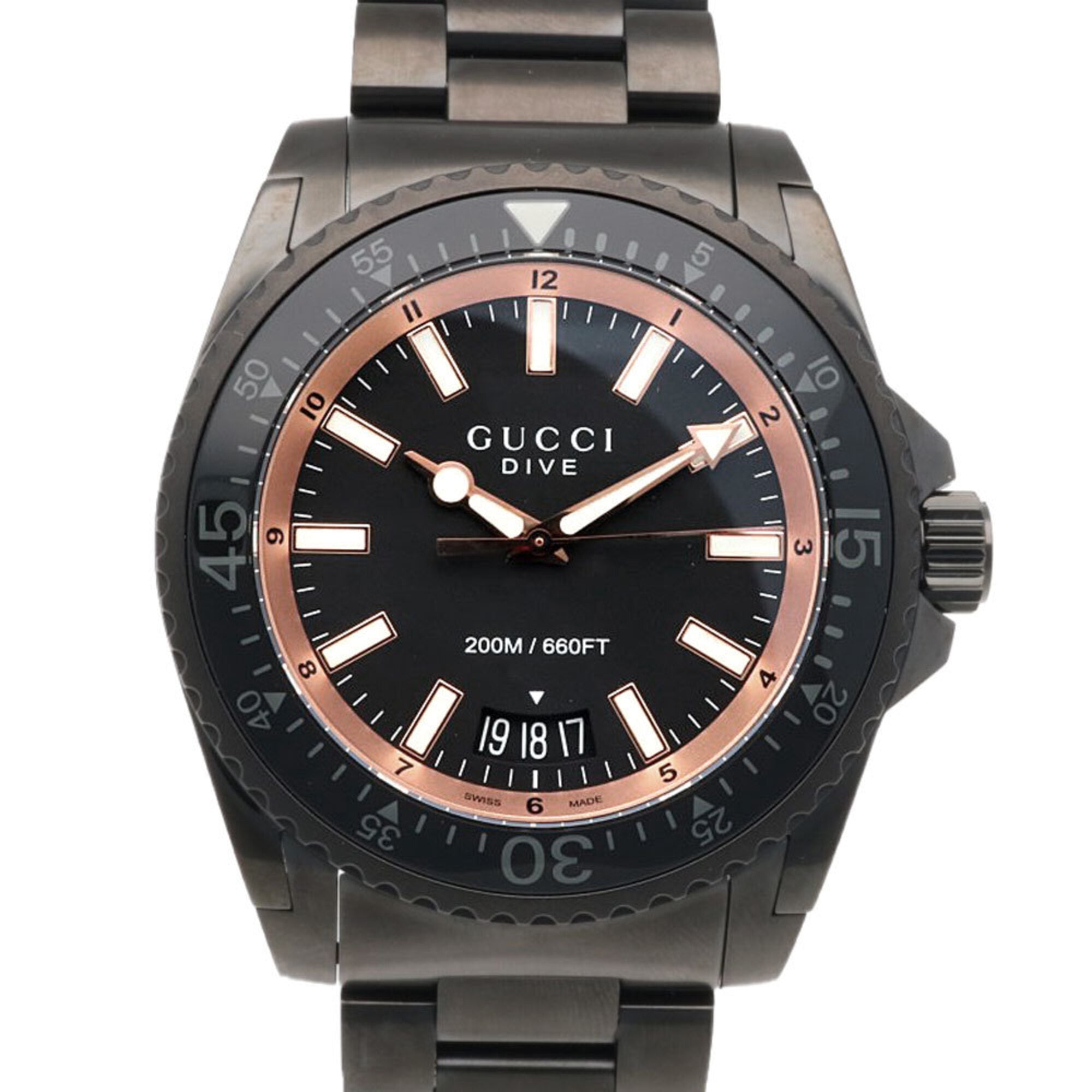 Gucci Dive Watch, Stainless Steel YA136213 (136.2), Quartz, Men's, GUCCI 200M