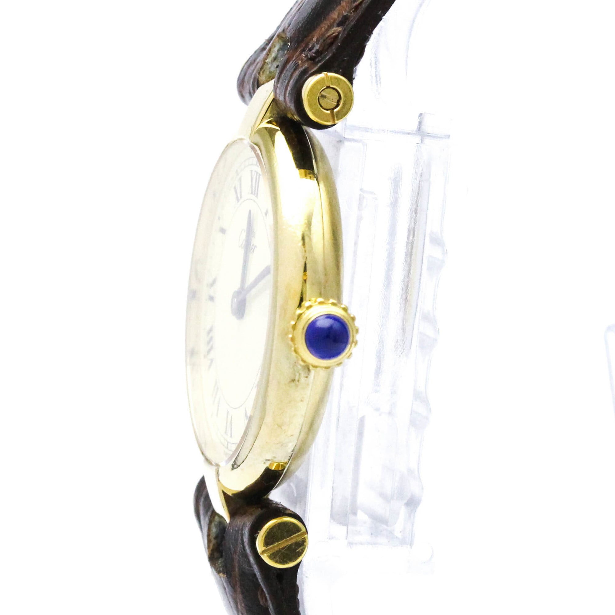 CARTIER Must Vendome Vermeil Gold Plated Quartz Ladies Watch