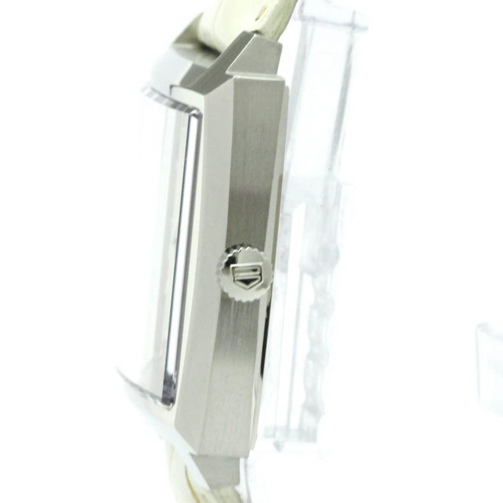 TAG HEUER Monaco Lady diamanten quartzhorloge met parelmoeren wijzerplaat WAW131B