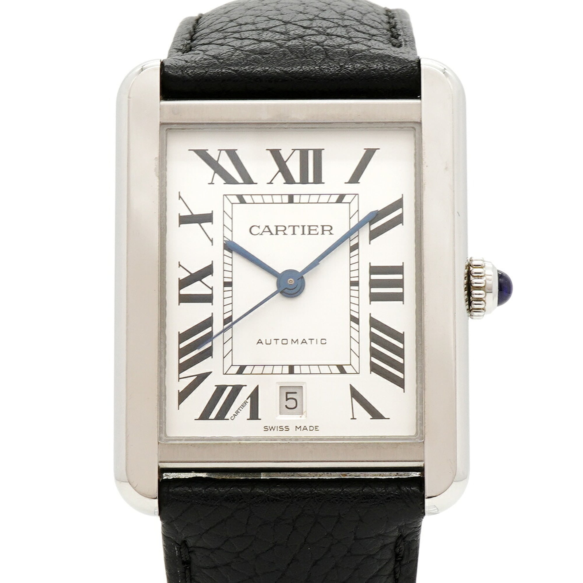 Montre Cartier Tank Solo XL WSTA0029, cadran argenté, 31 mm