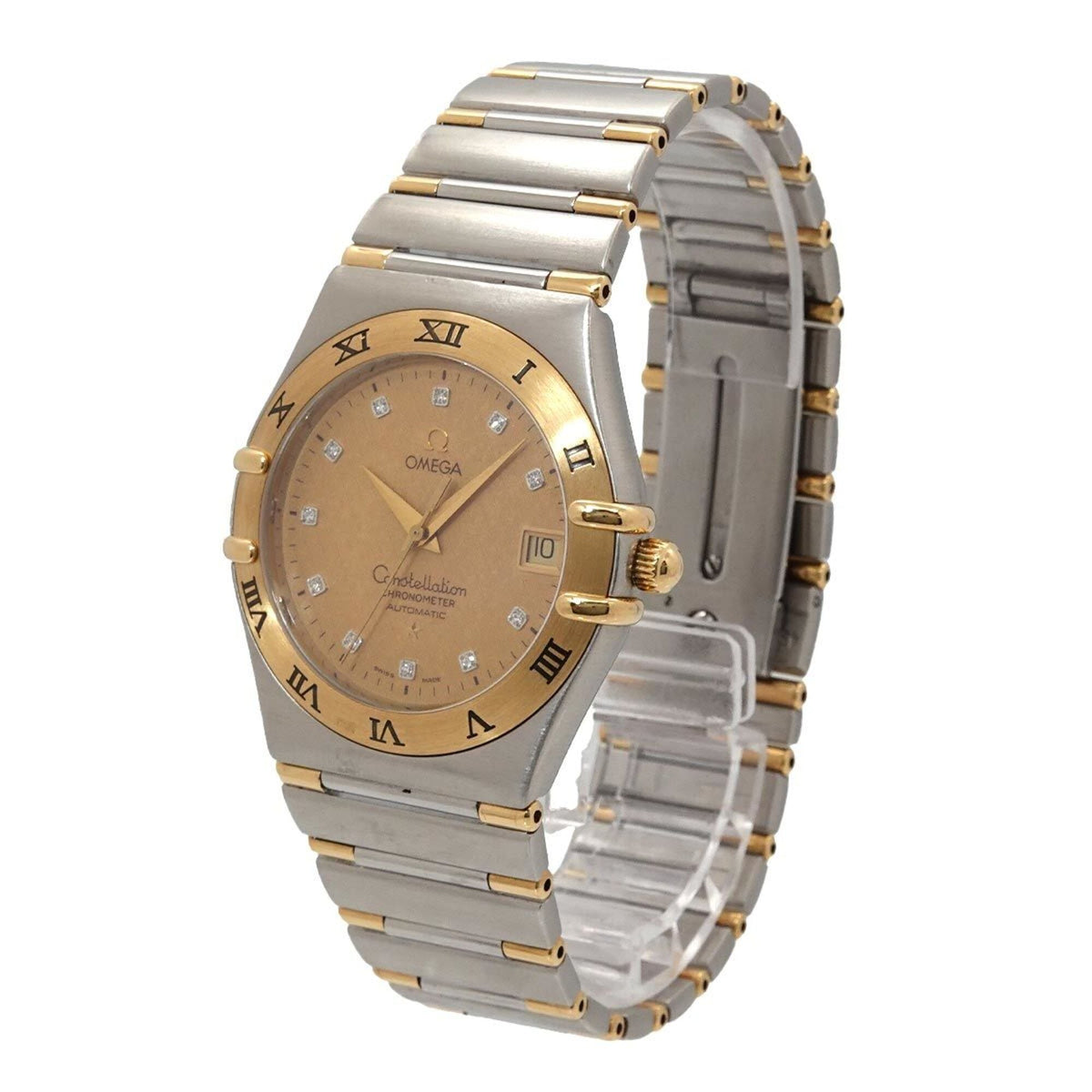Omega Constellation 1302 15 Gold Dial 35mm Watch